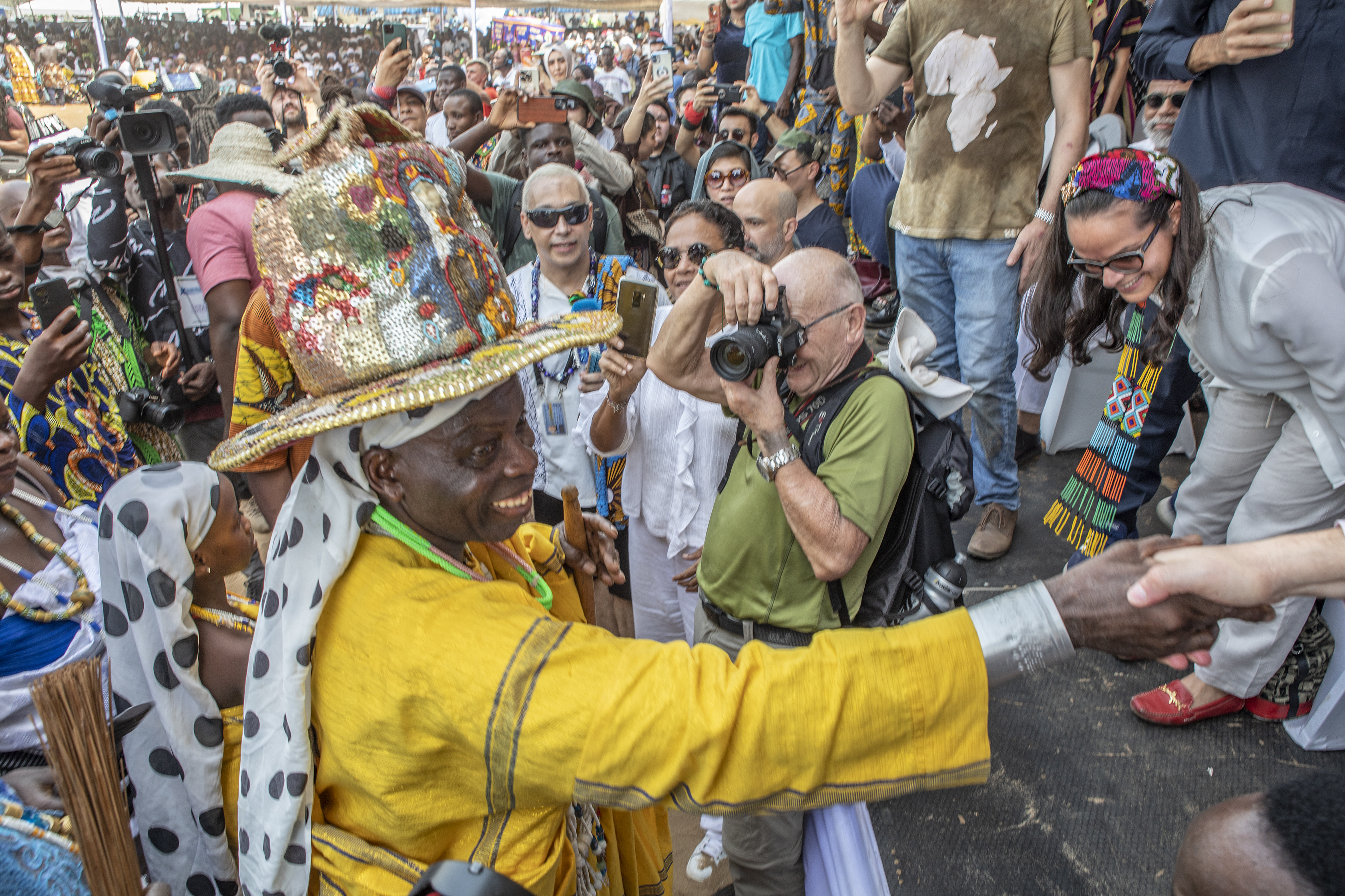 voodoo festival in Ouidah, Benin