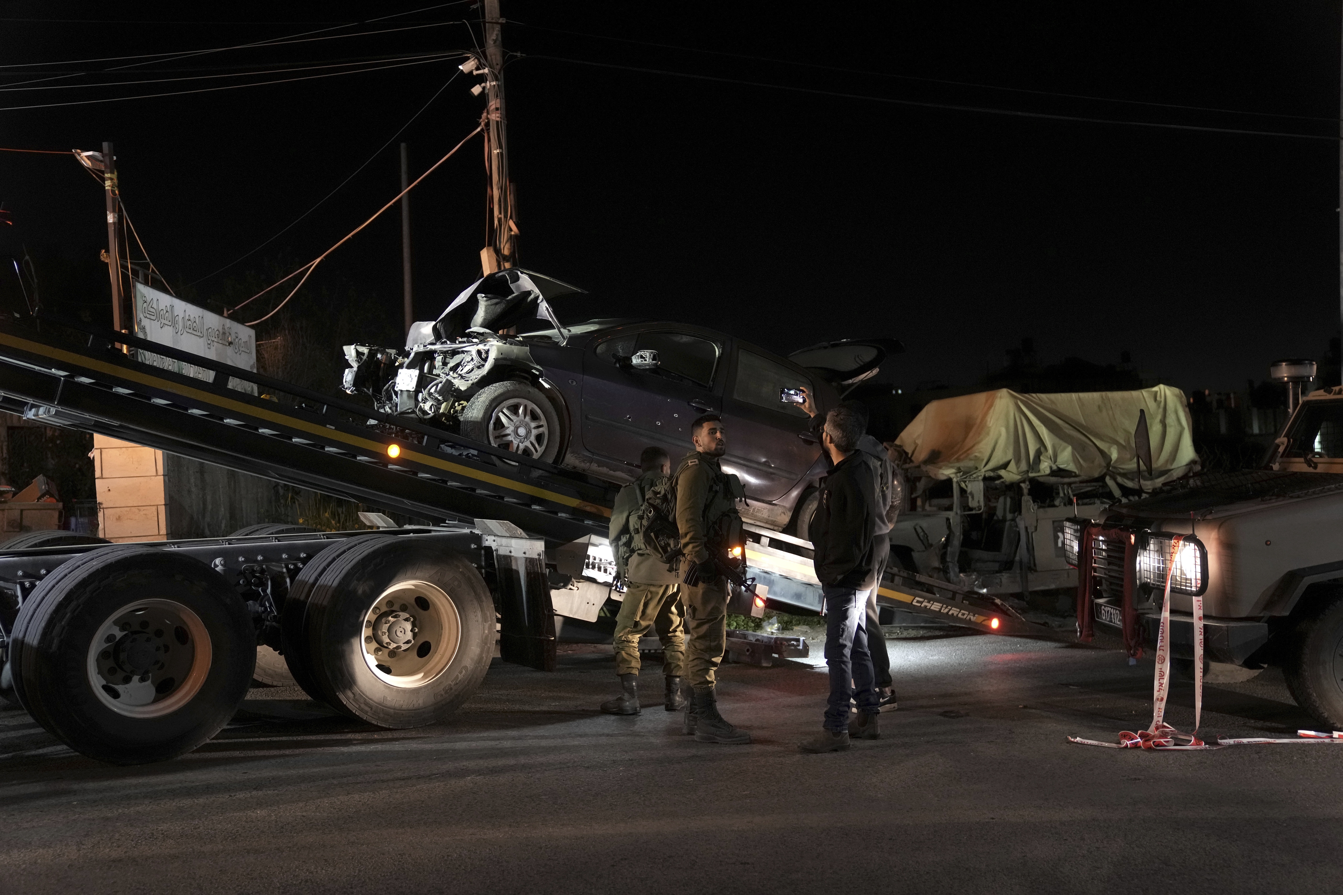 Israeli forces in Beit Ummar