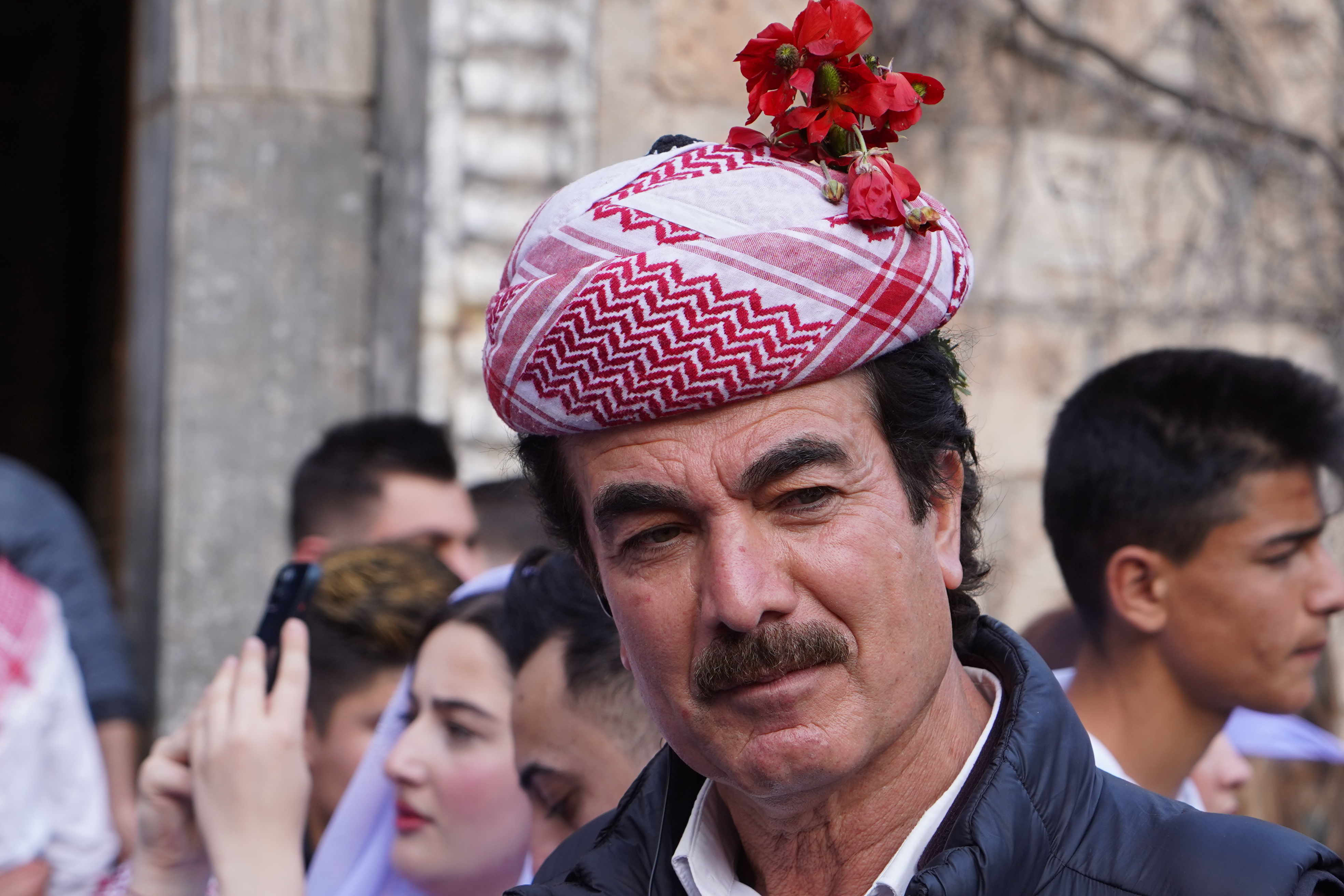"According to the philosophy of the Yazidi religion, the temple of Lalish is the place of the formation of the earth, the place of creation or the yeast of the earth"