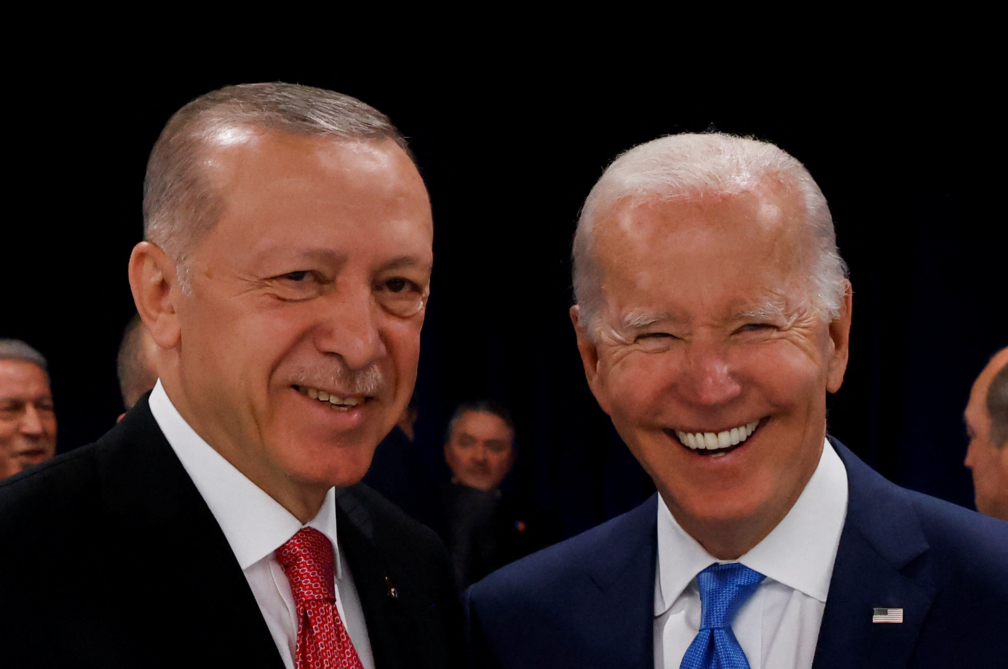Turkish President Tayyip Erdogan and US President Joe Biden