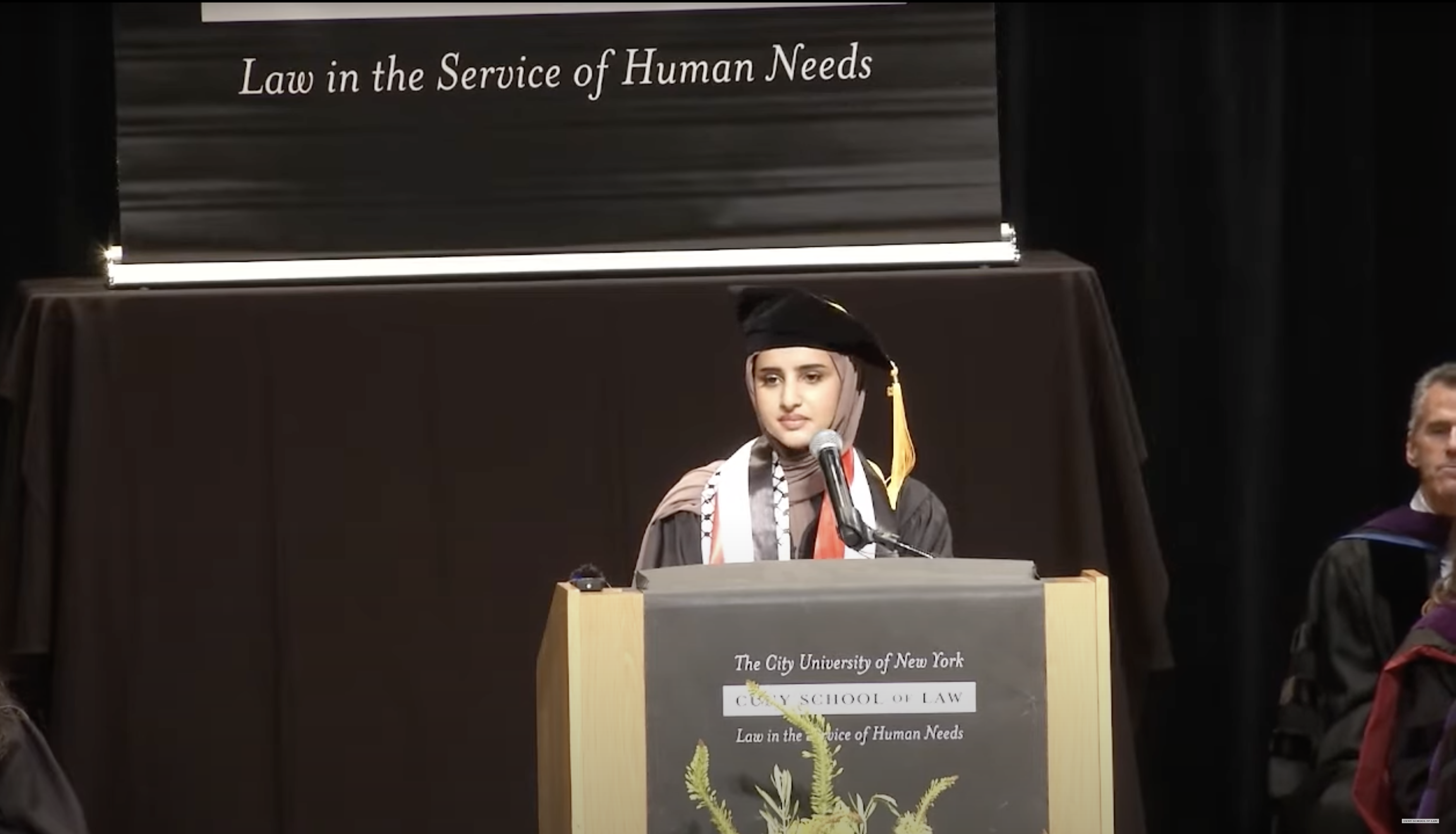 Fatima Mohammed gives the commencement speech