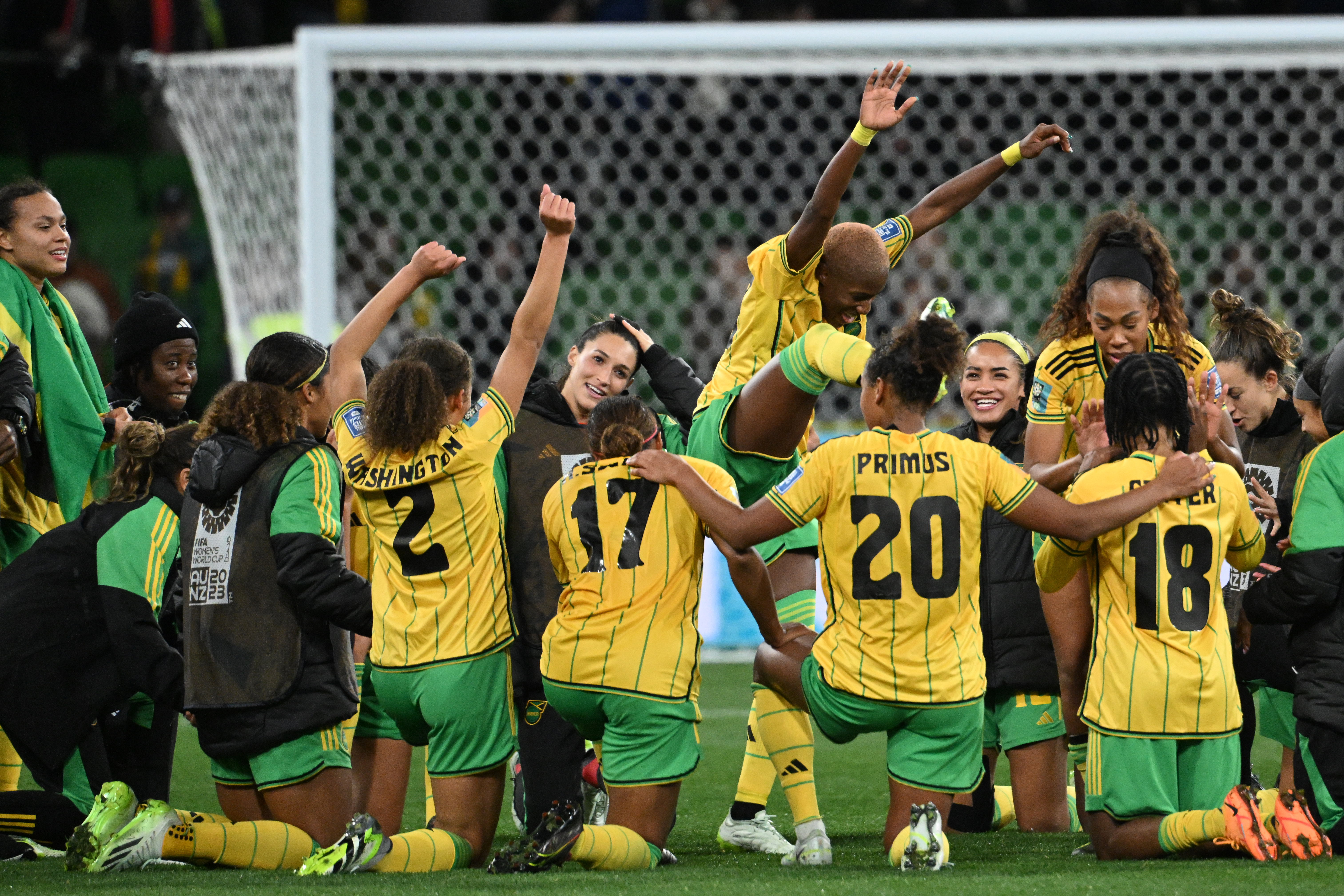 Jamaica's players