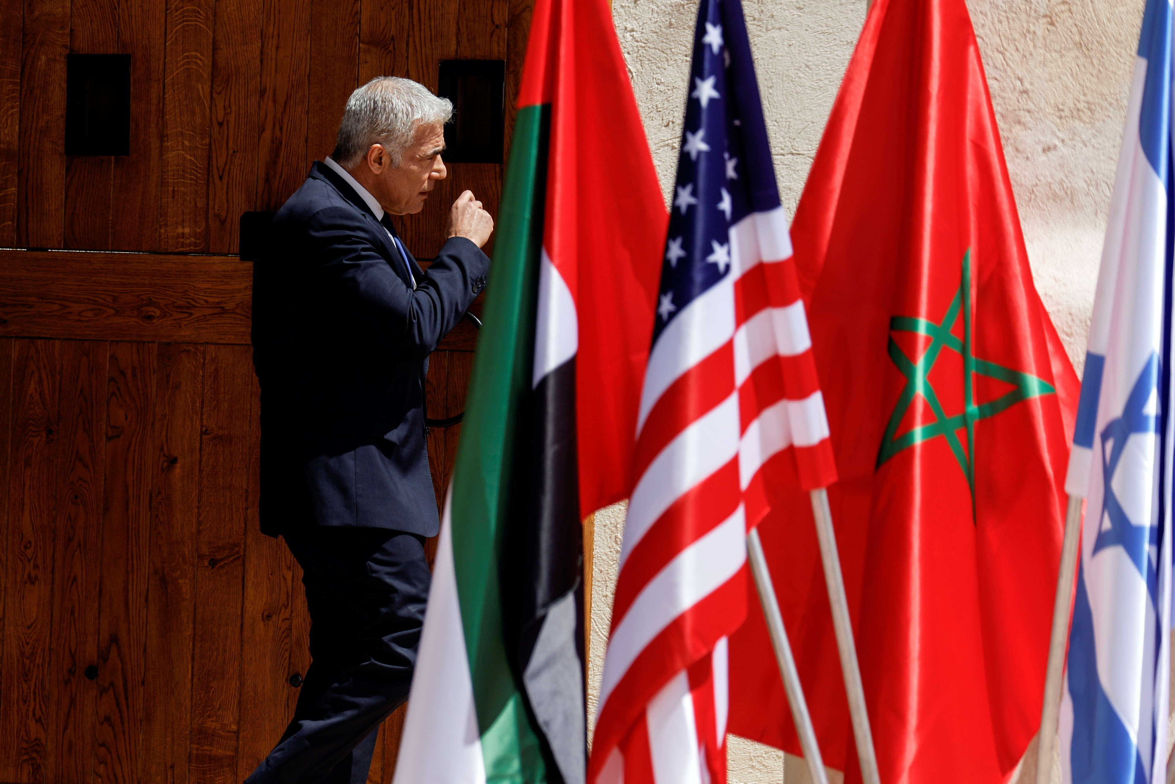 Former Israeli Foreign Minister Yair Lapid