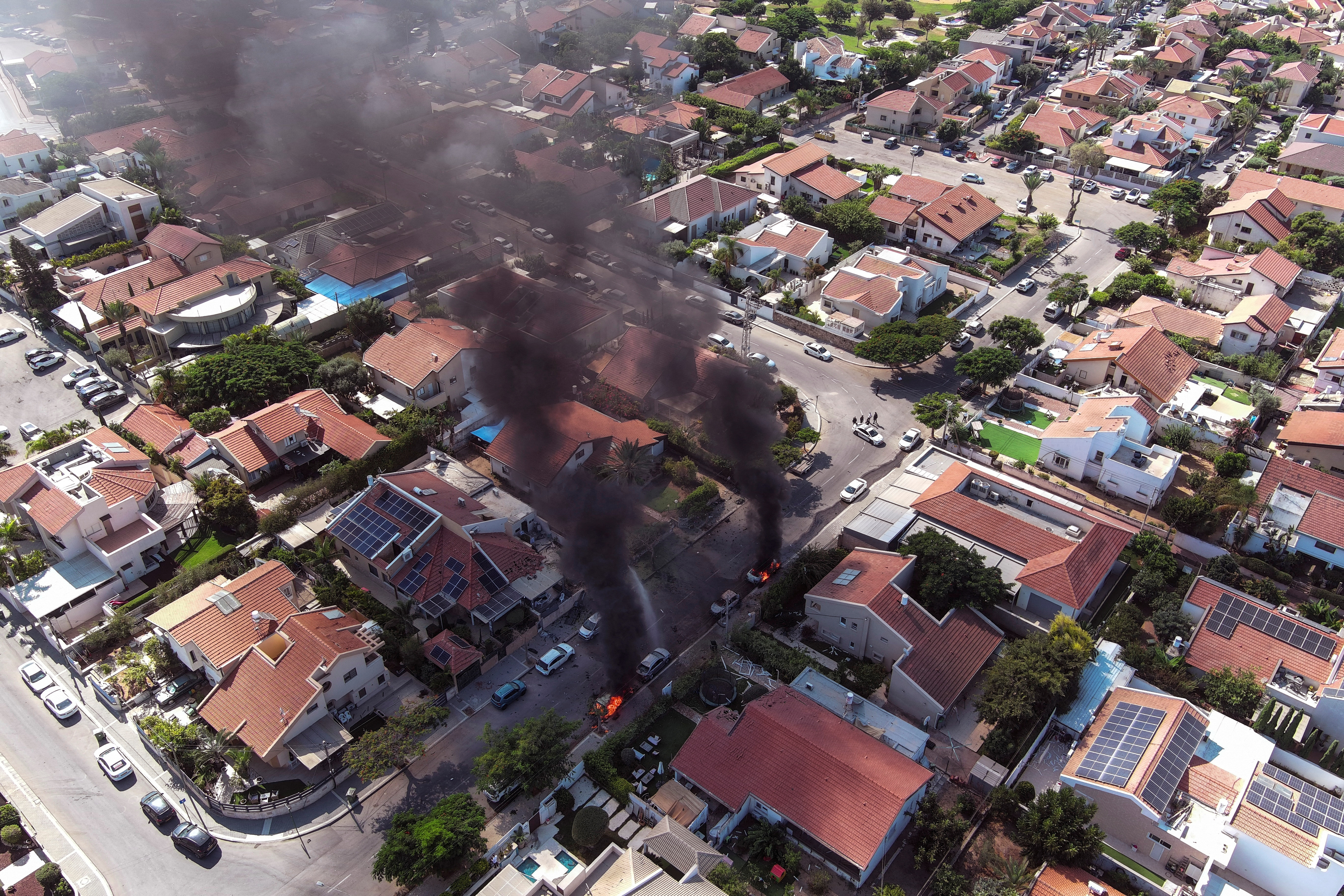 ISRAEL-PALESTINIANS/Gaza Strip, in Ashkelon