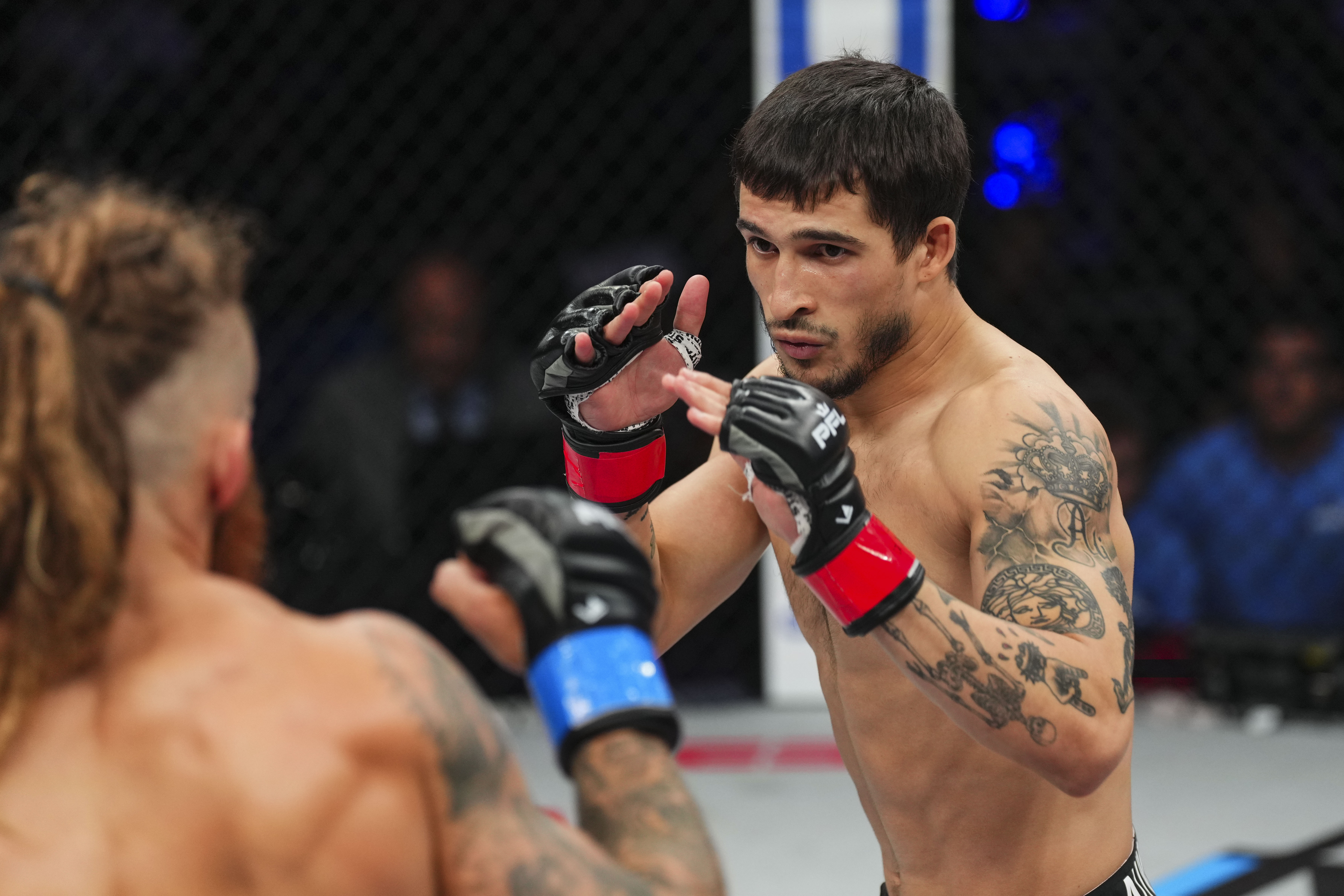 If Walsh wins his next fight, it could hasten his journey to becoming fully professional and fulfilling his dreams, which he says are not about belts but something more spiritual and altruistic [File: Cooper Neill/PFL]