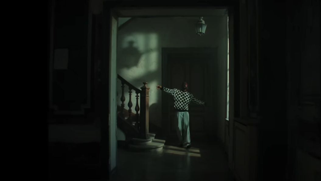 A still from the video to the song Routine Lover by Lojay and Haitian singer Joé Dwèt Filé