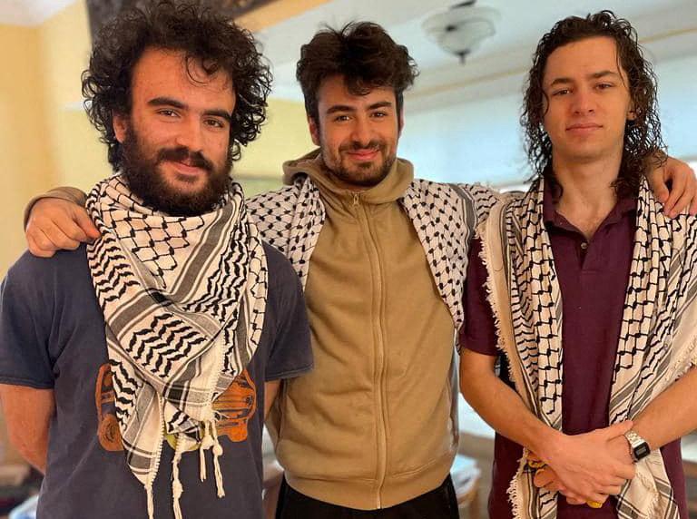 Hisham Awartani, Kinnan Abdel Hamid and Tahseen Ahmed, three college students of Palestinian descent who were shot near the University of Vermont in Burlington on November 25, 2023