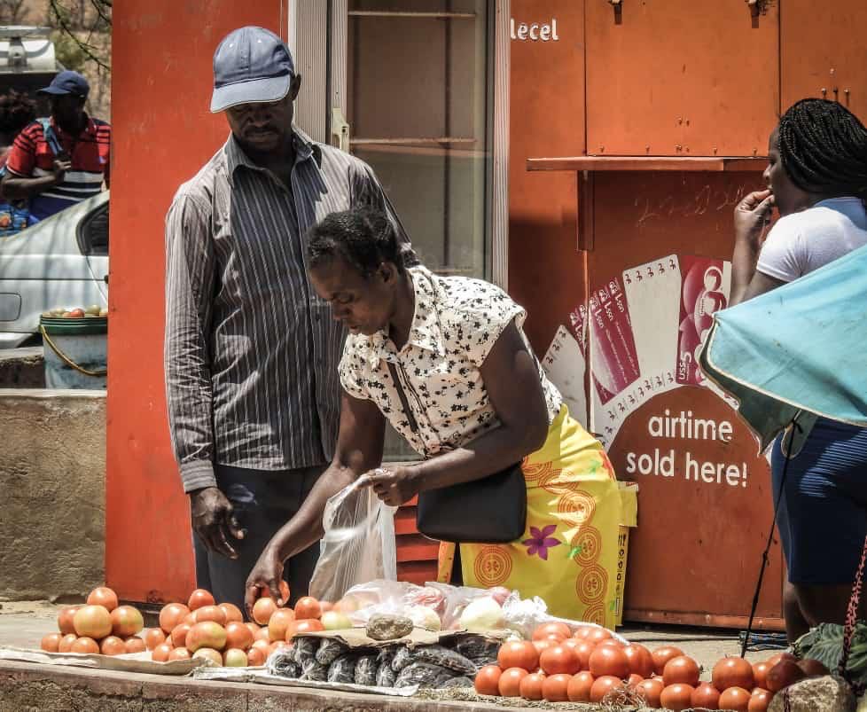 Vendors in Zimbabwe