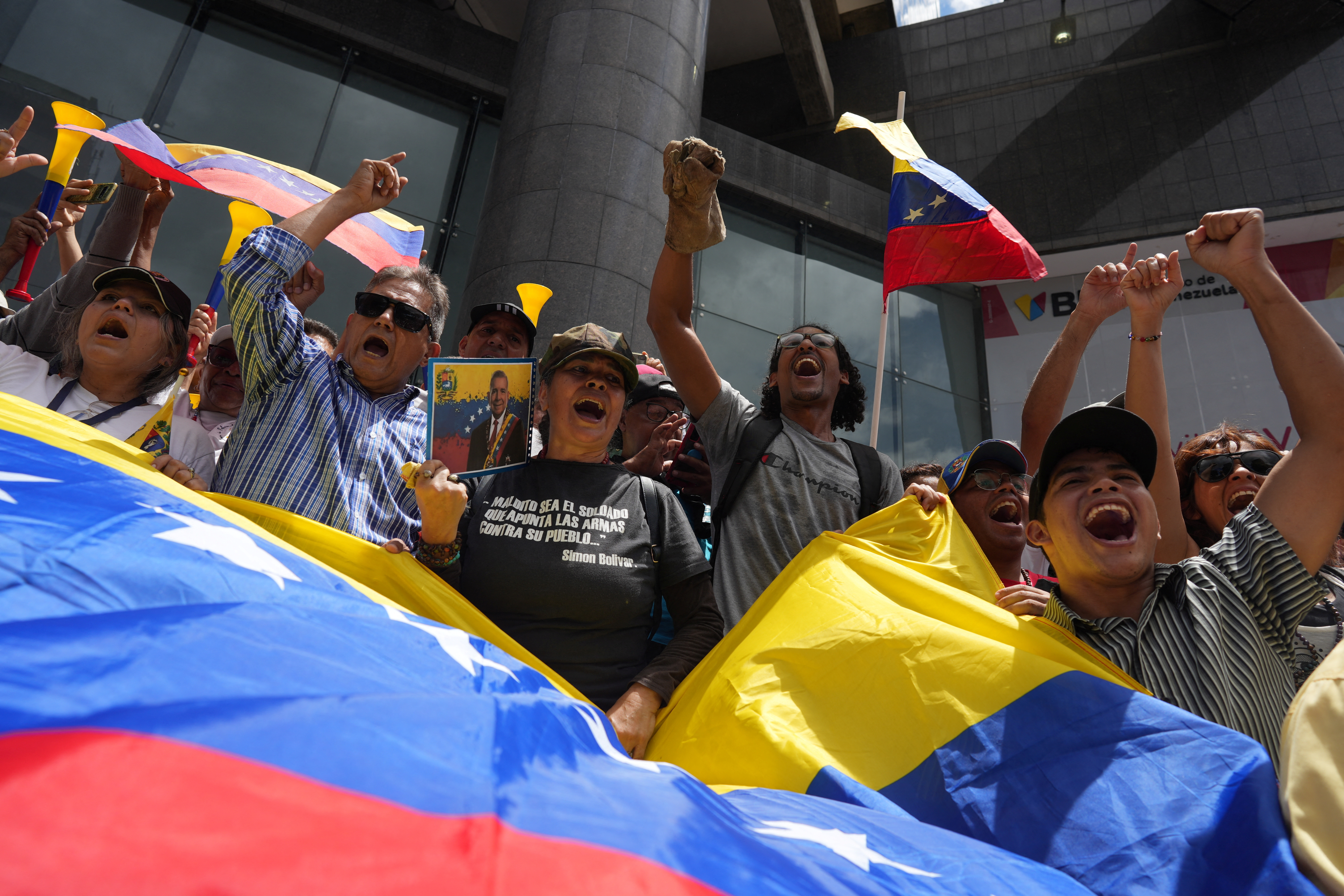 Demonstrators gather for protests in Venezuela