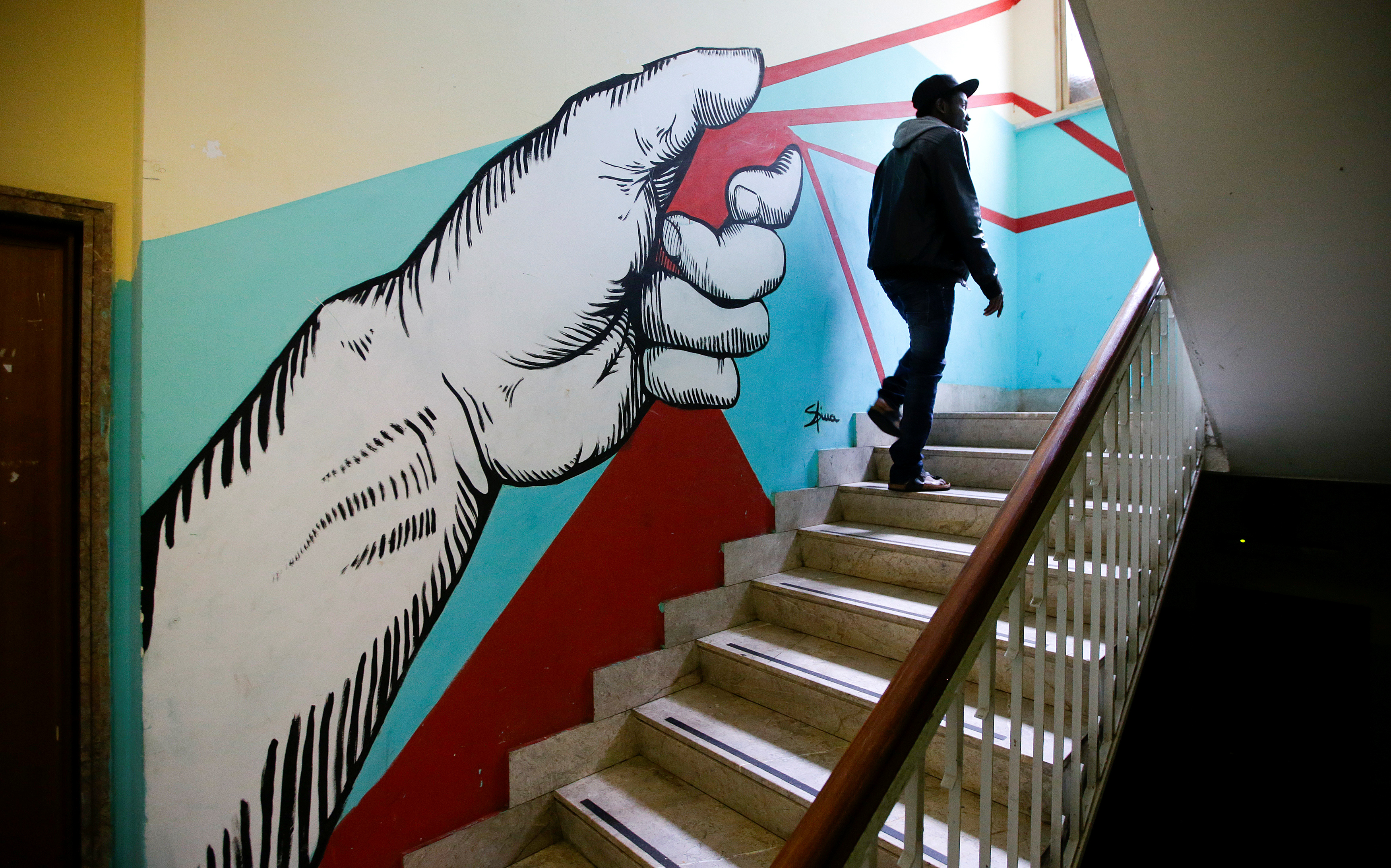 A Gambian migrant in Italy
