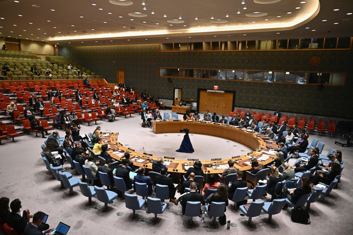 View of the UN Security Council