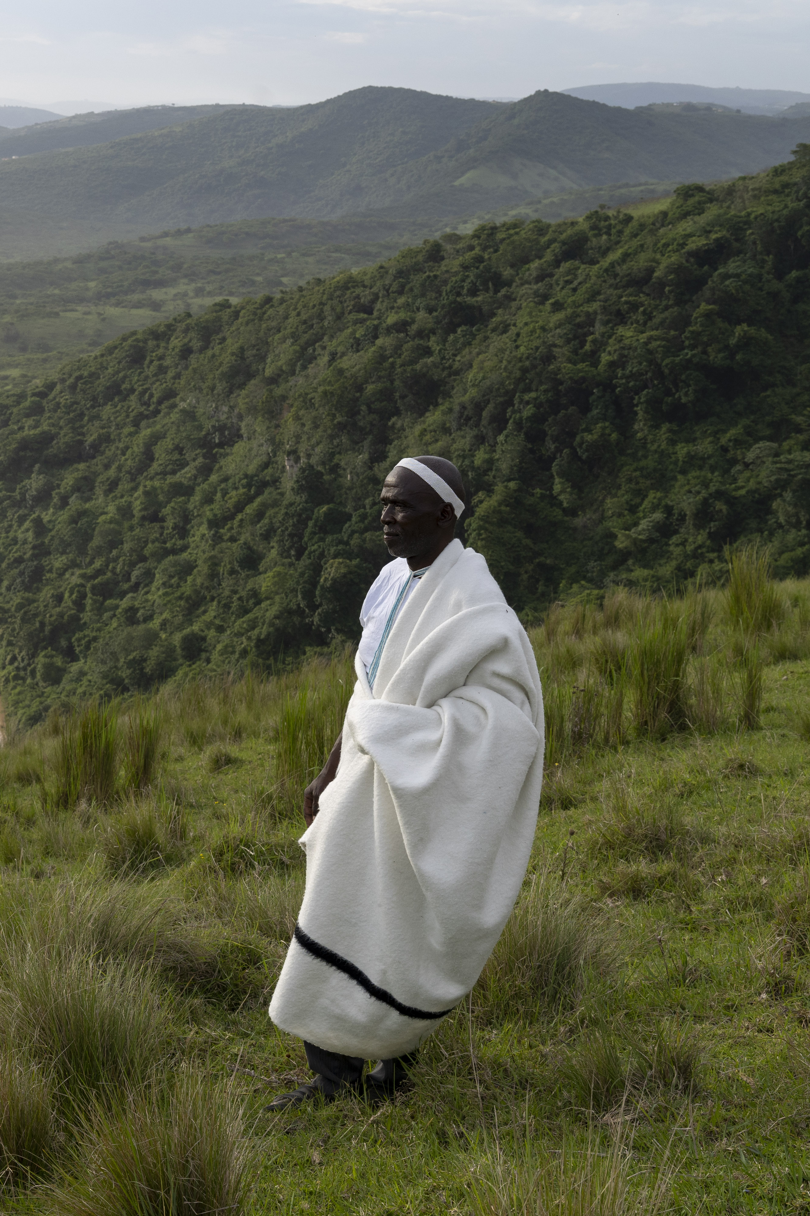 For traditional healers like Gobizembe Dumezweni, spirituality is linked to the rivers and sea [Barry Christianson/Al Jazeera]