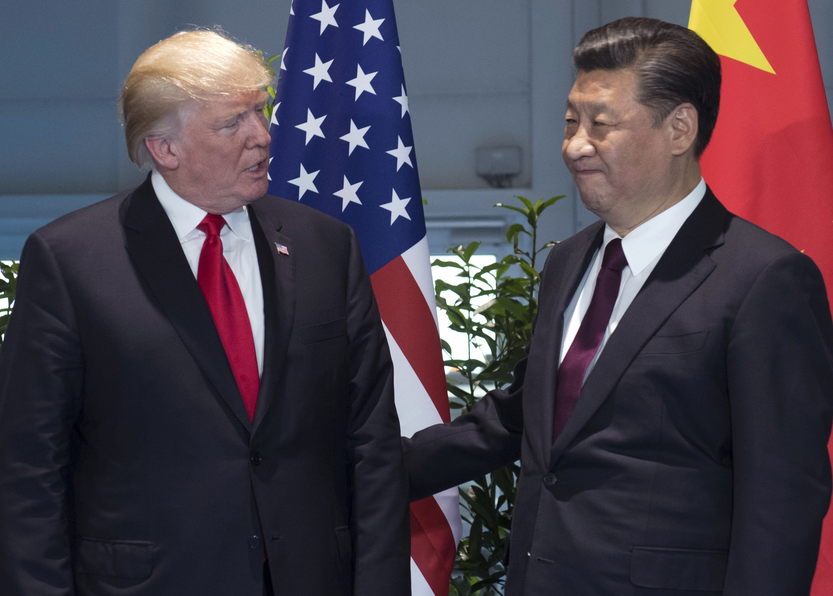 Trump and Xi meet during Trump's first term