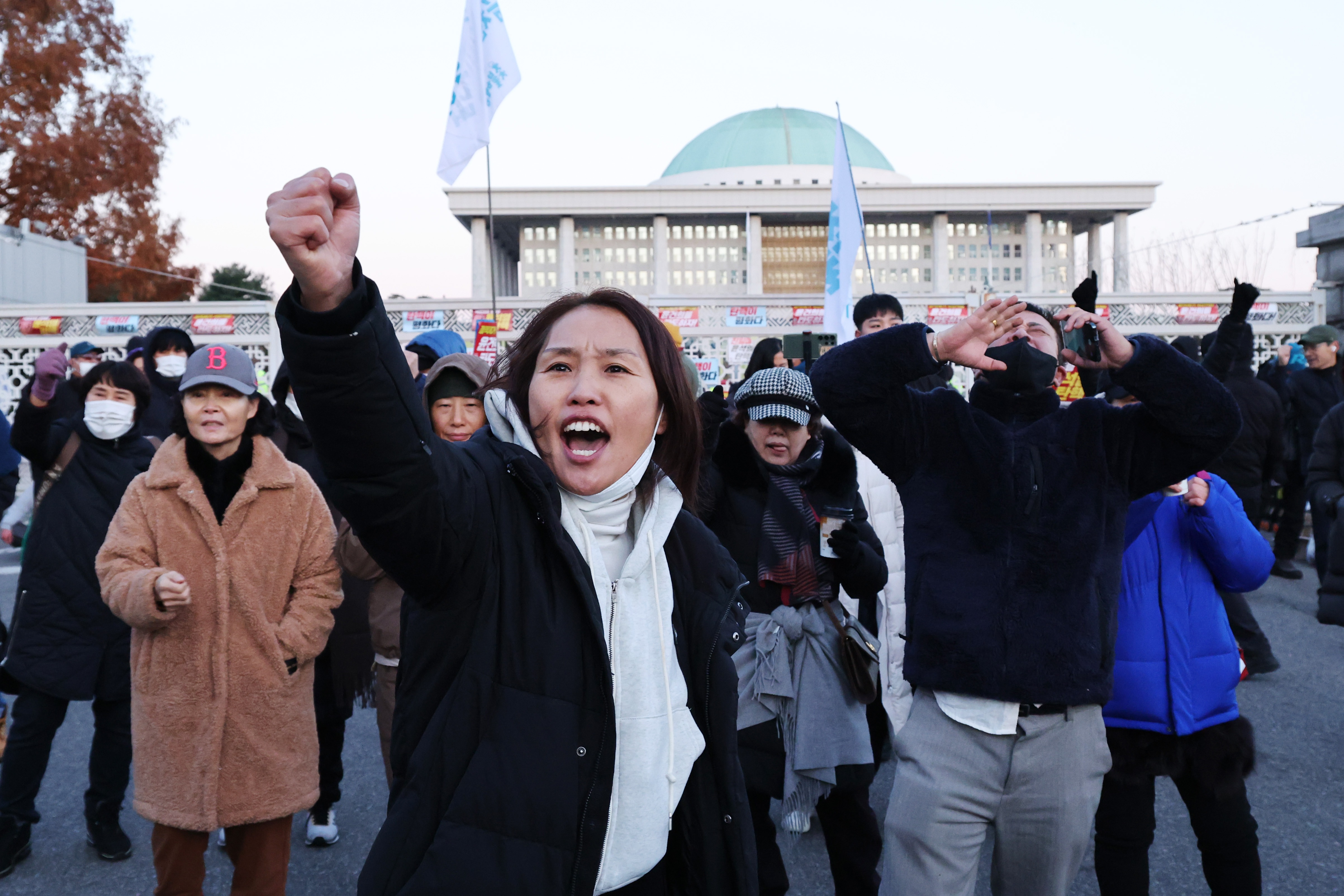 Protests for South Korean president to step down over martial law bid