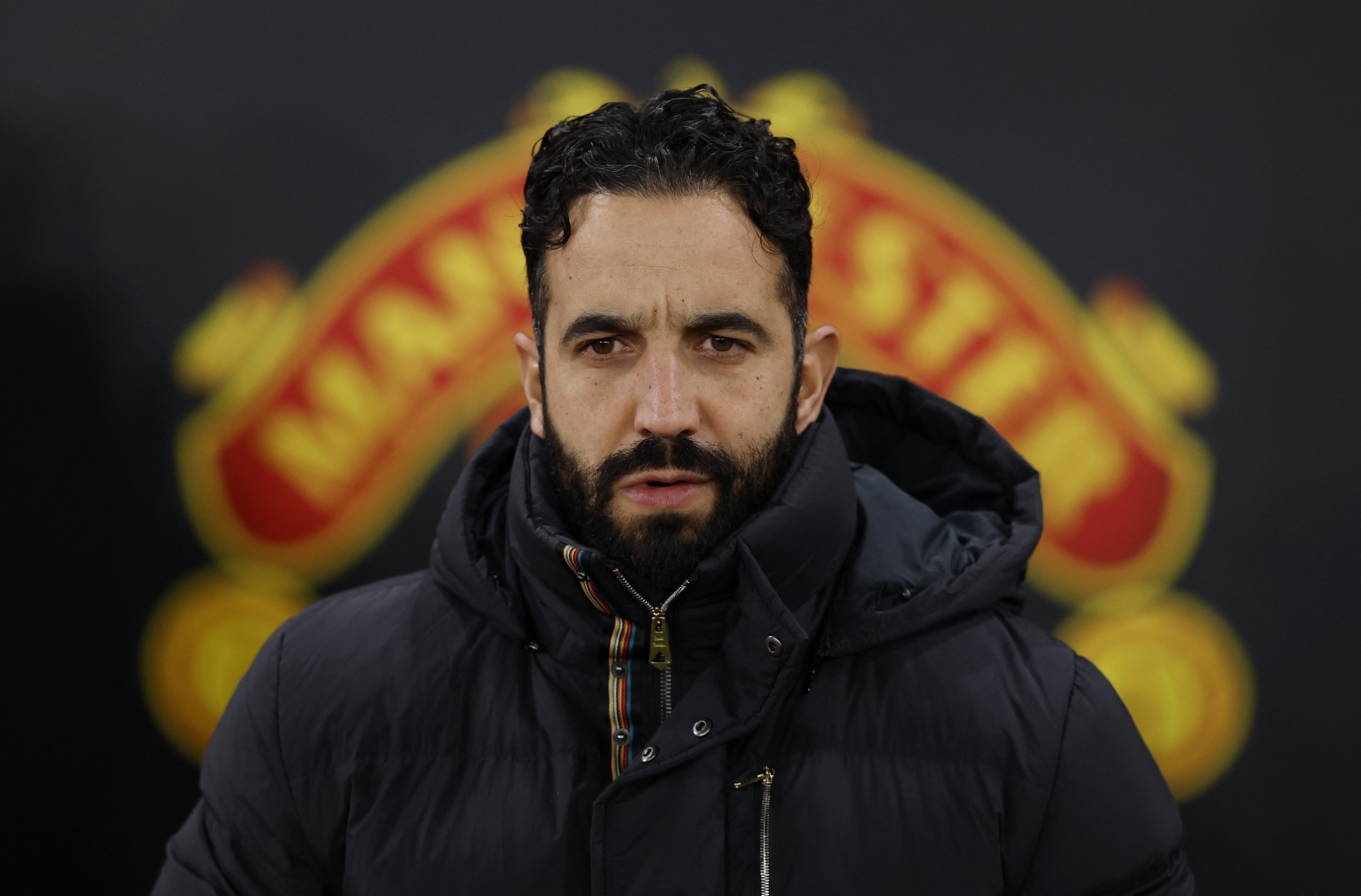 Soccer Football - Europa League - Manchester United v Rangers - Old Trafford, Manchester, Britain - January 23, 2025 Manchester United manager Ruben Amorim before the match Action Images via Reuters/Jason Cairnduff