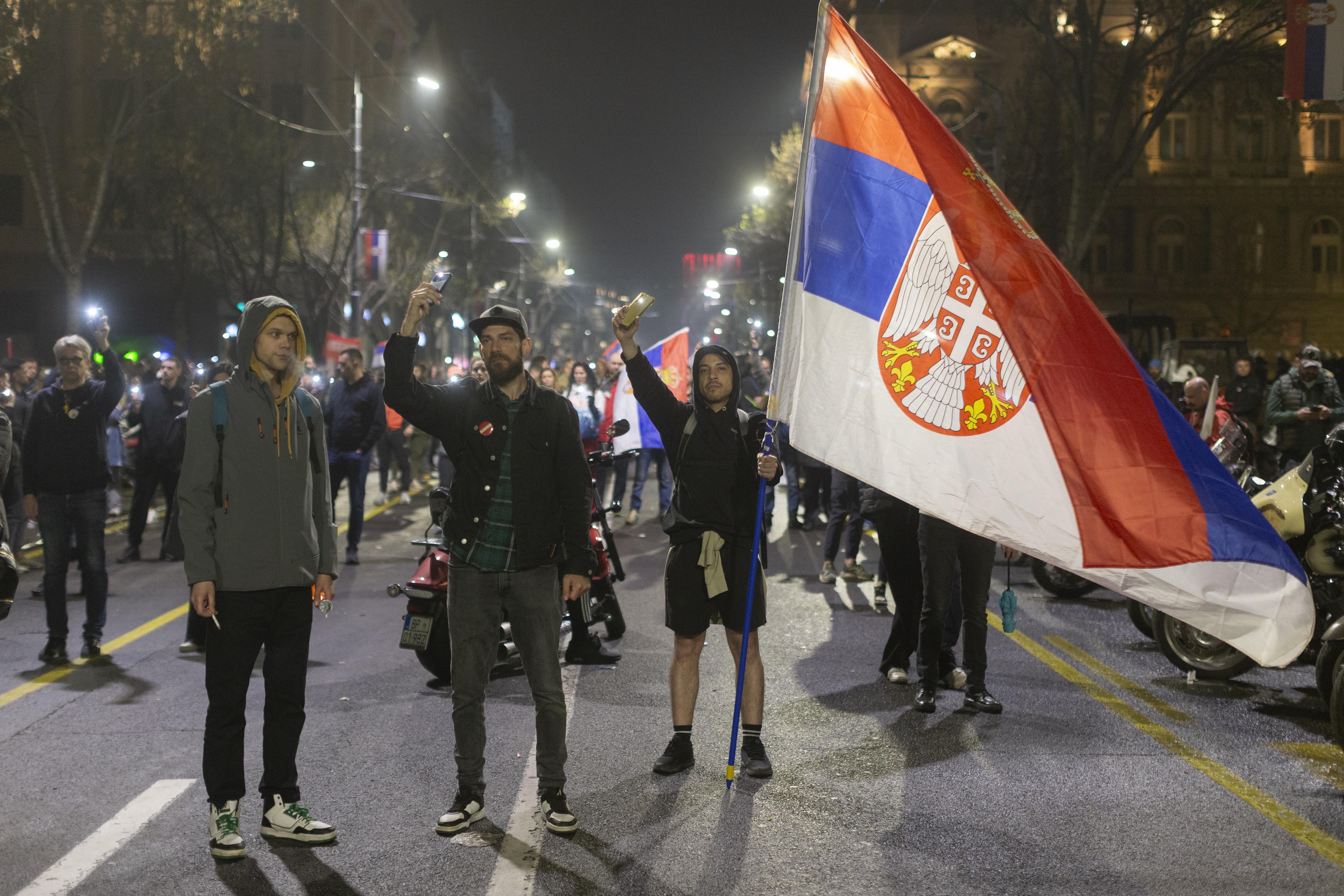 Serbia Protest Tensions