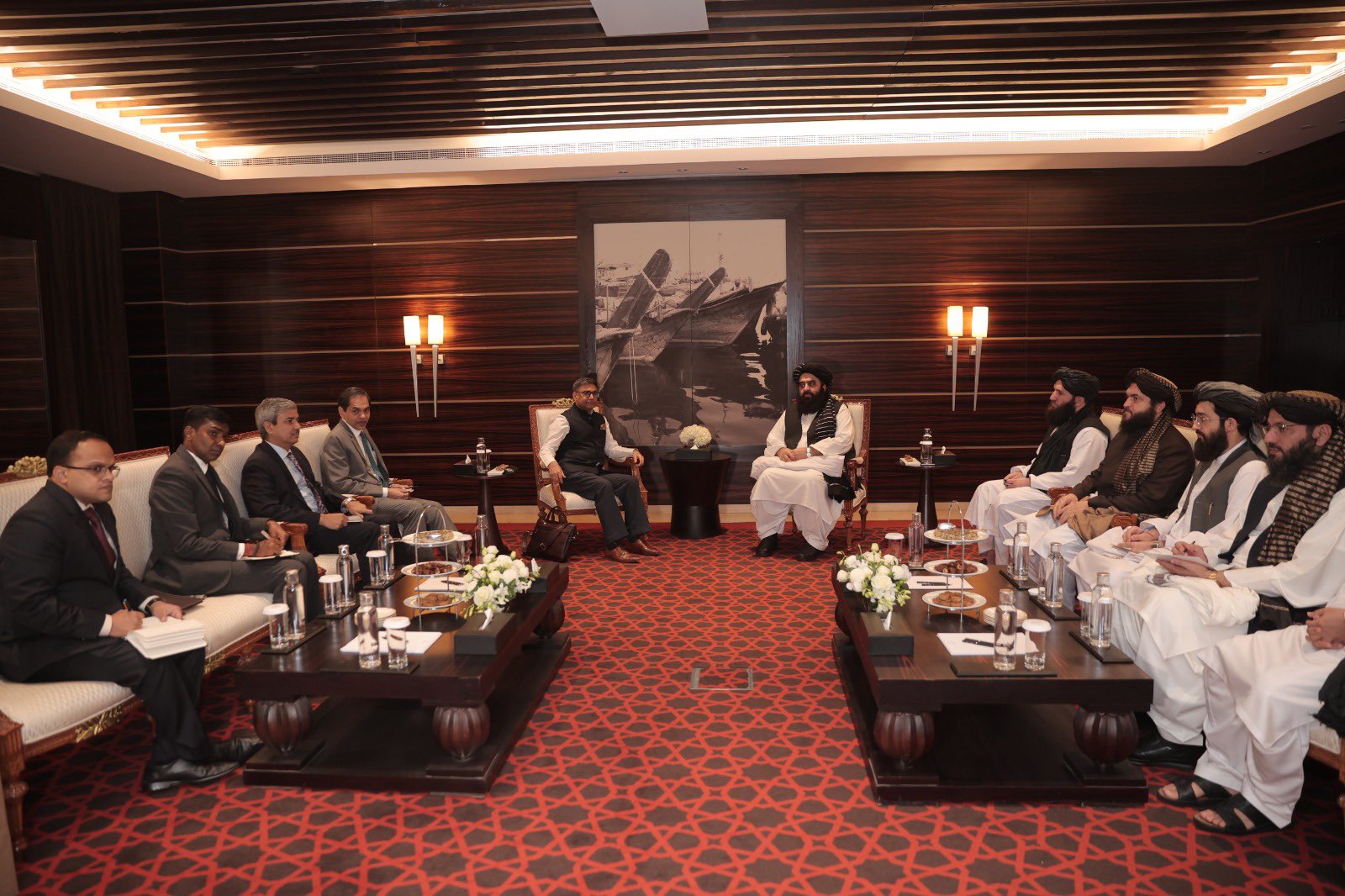 Indian Foreign Secretary Vikram Misri meets Acting Foreign Minister of Afghanistan Mawlawi Amir Khan Muttaqi in Dubai in January