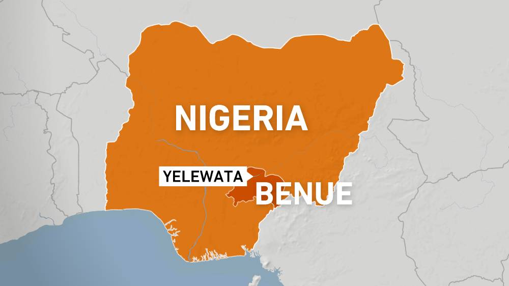 Map of Yelwata, Benue State
