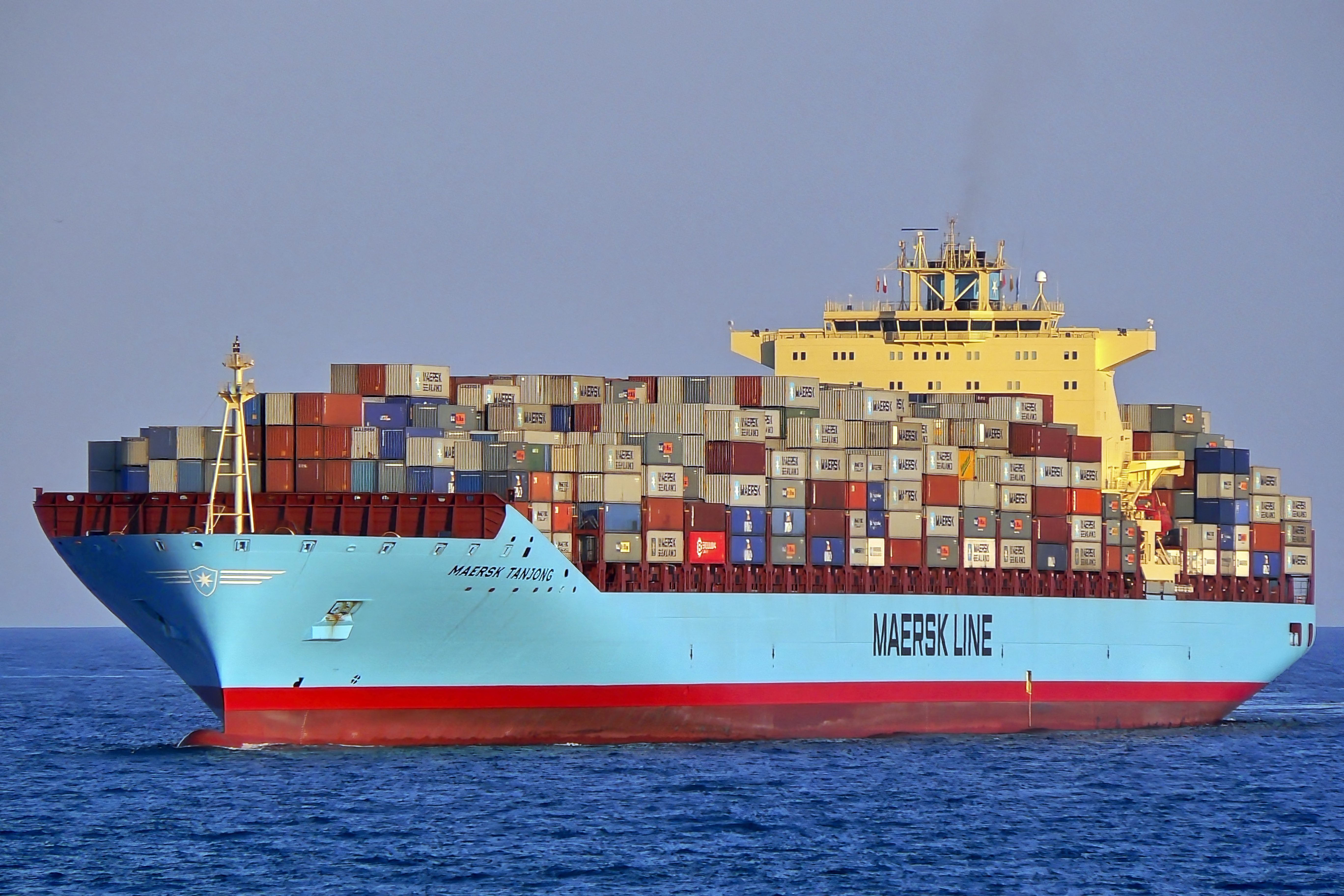 The Maersk Tanjong cargo ship