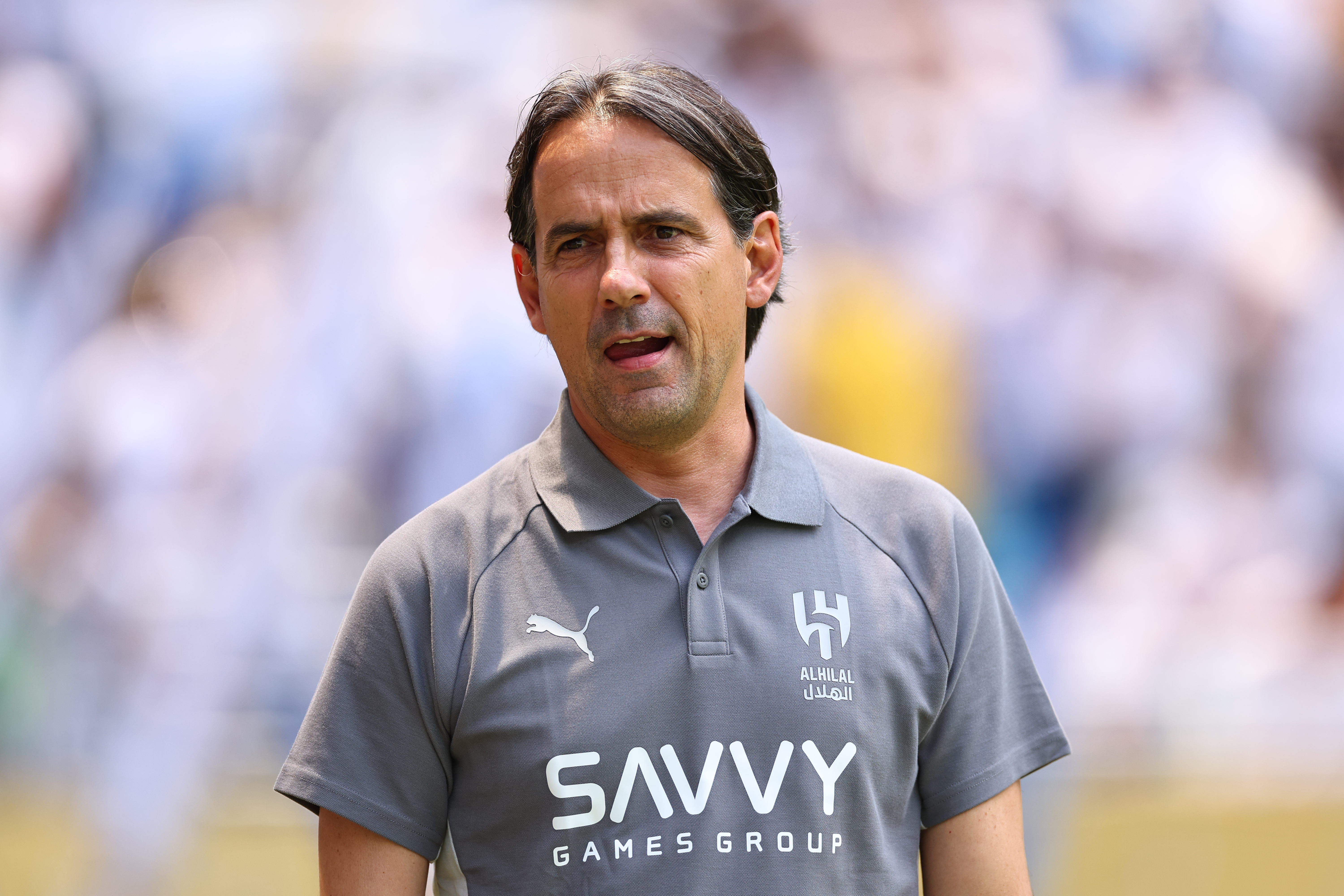Simone Inzaghi the head coach / manager of Al Hilal 