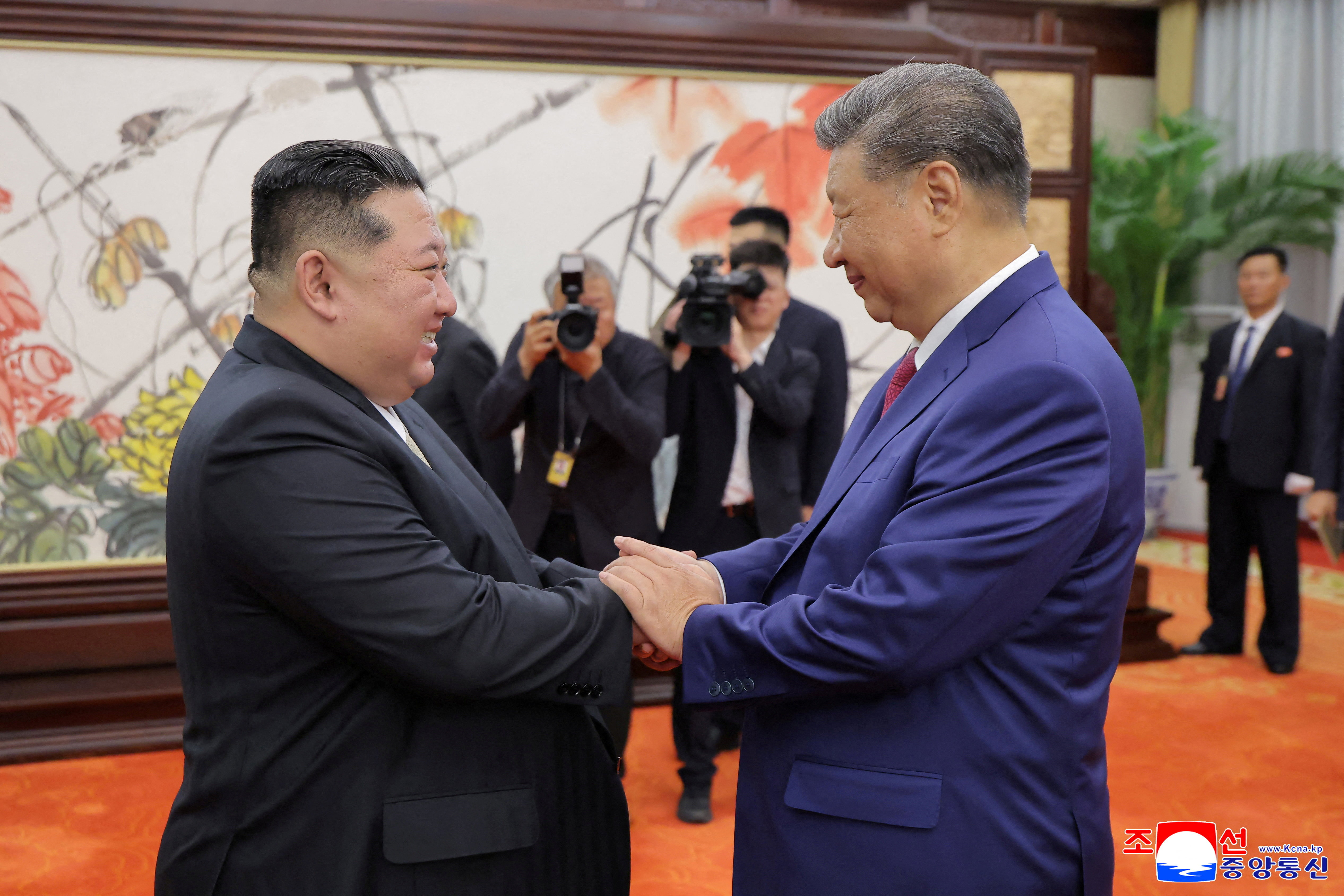 North Korean leader Kim Jong Un and Chinese President Xi Jinping