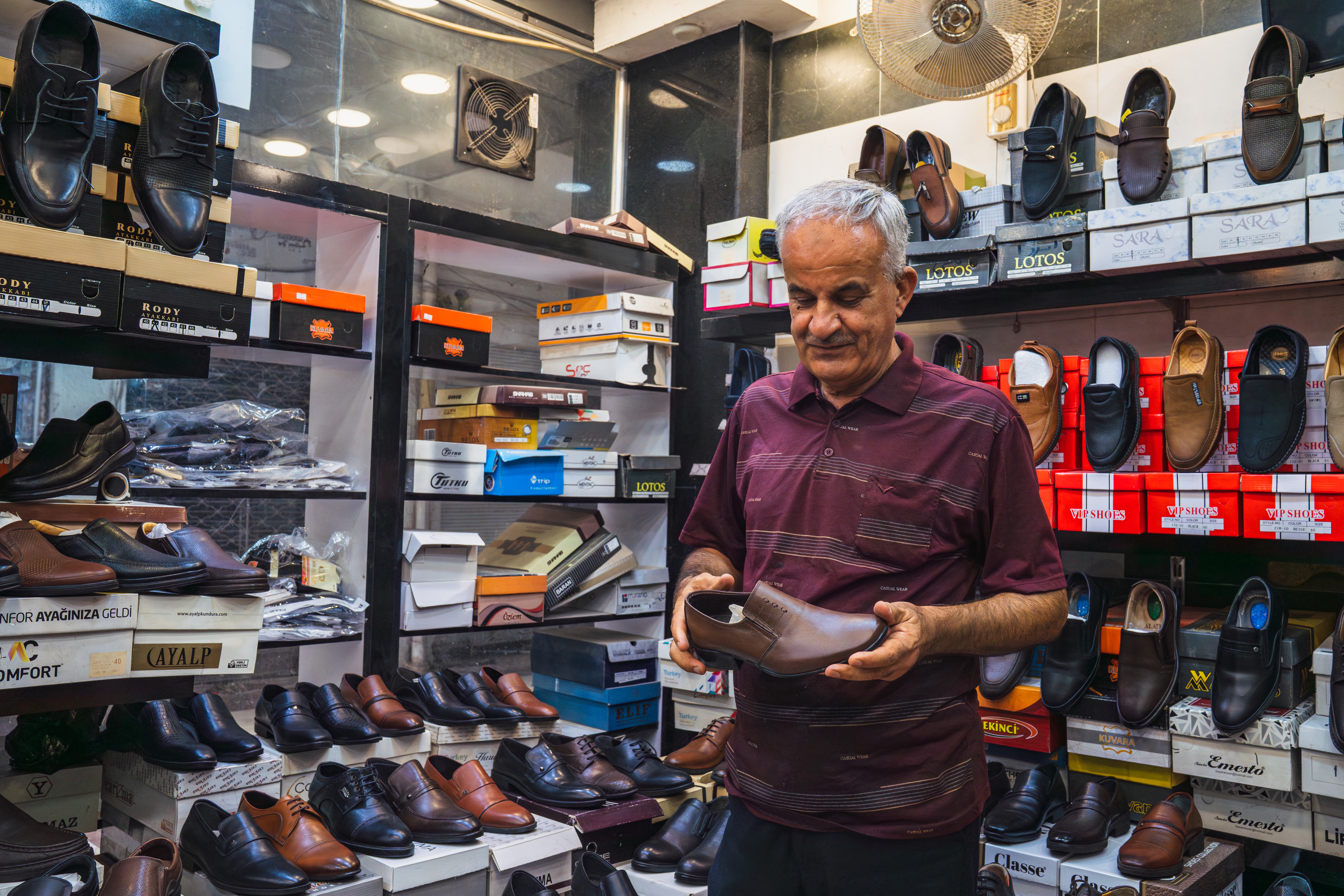 “Our work started more than 40 years ago,” Saad says. “I’ve stayed with it ever since.” Photo: IOM 2025/Aram Hakim