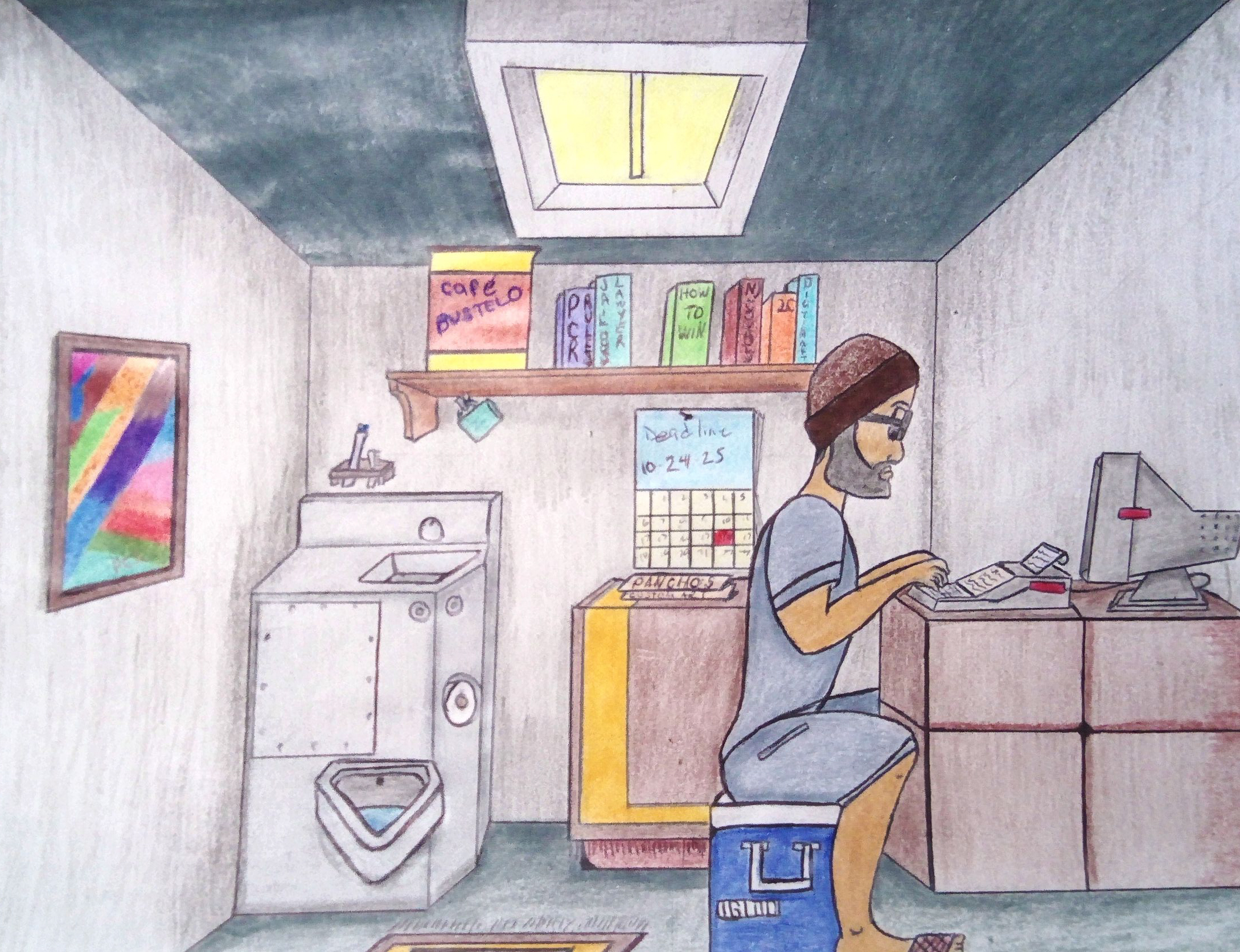 Prison series [Illustration by Martin Robles]