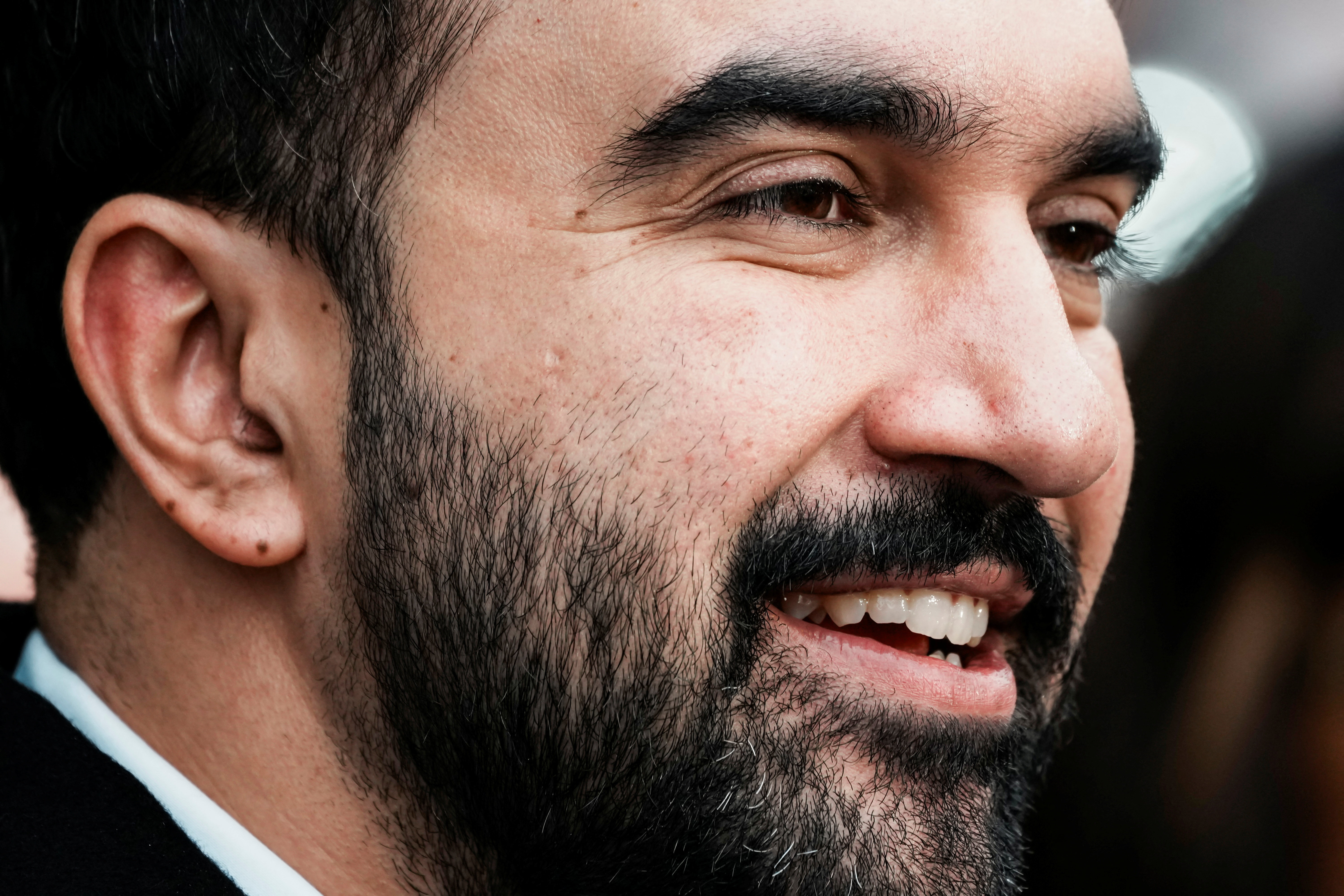 Democratic candidate for New York City Mayor Zohran Mamdani speaks to the media during a campaign event in the Bronx borough of New York City, U.S., October 29, 2025. REUTERS/Eduardo Munoz