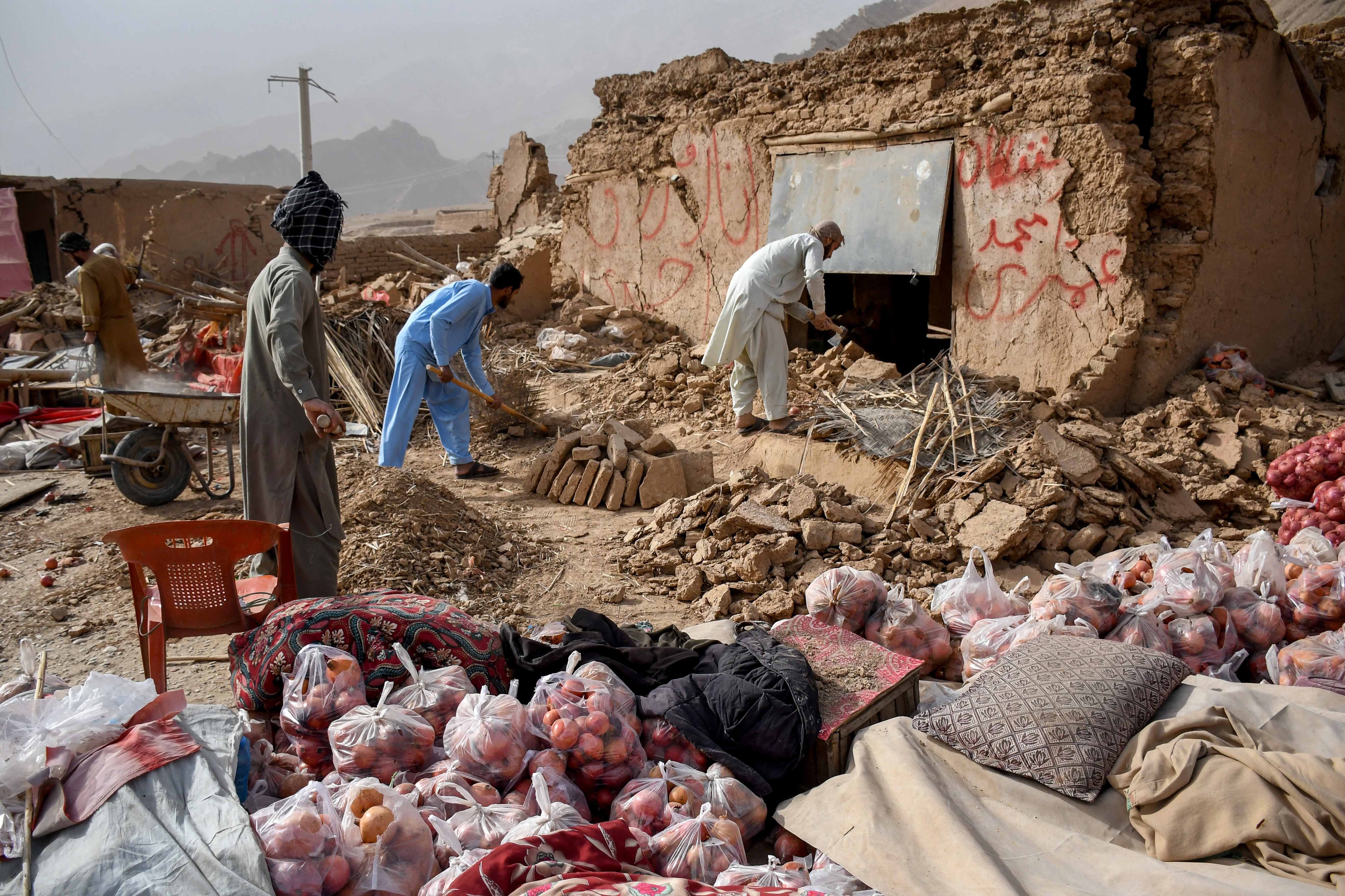 Afghan earthquake survivors face winter cold after deadly quakes