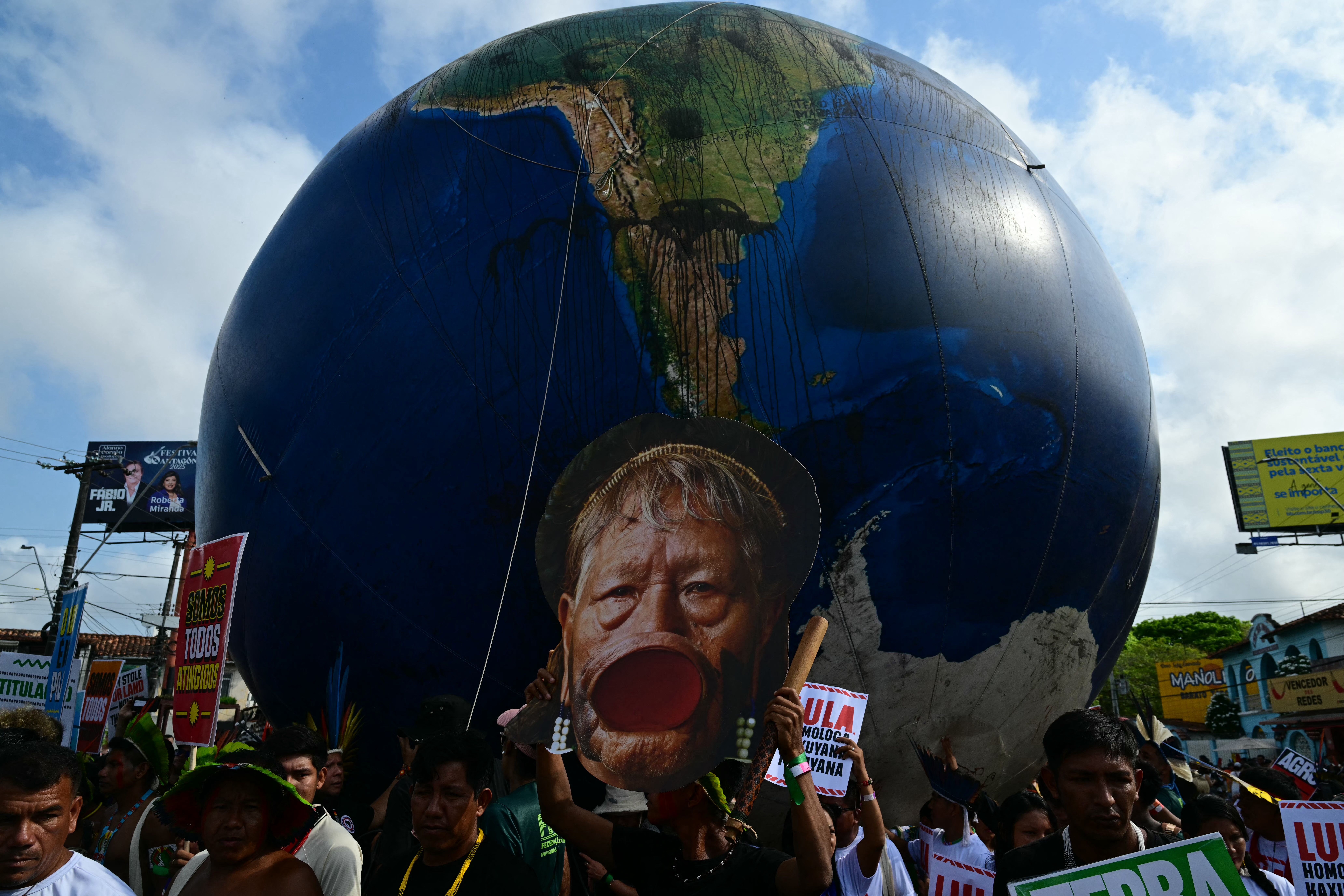 March in Brazil marks first big UN climate protest in years