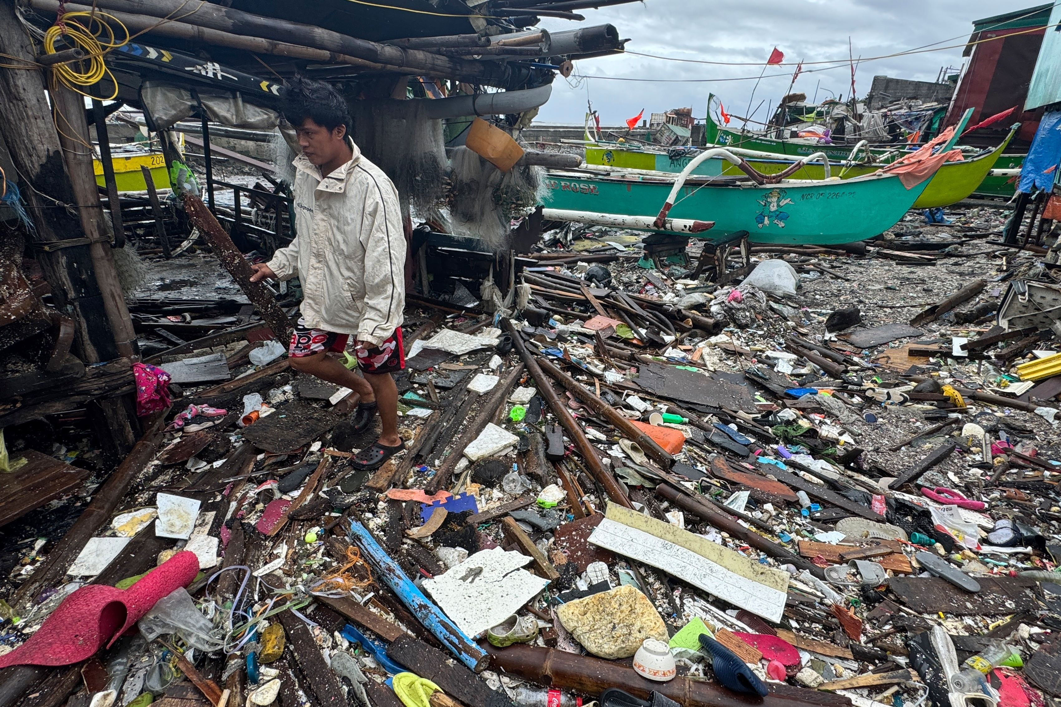 Aftermath of Typhoon Fung-wong in Philippines