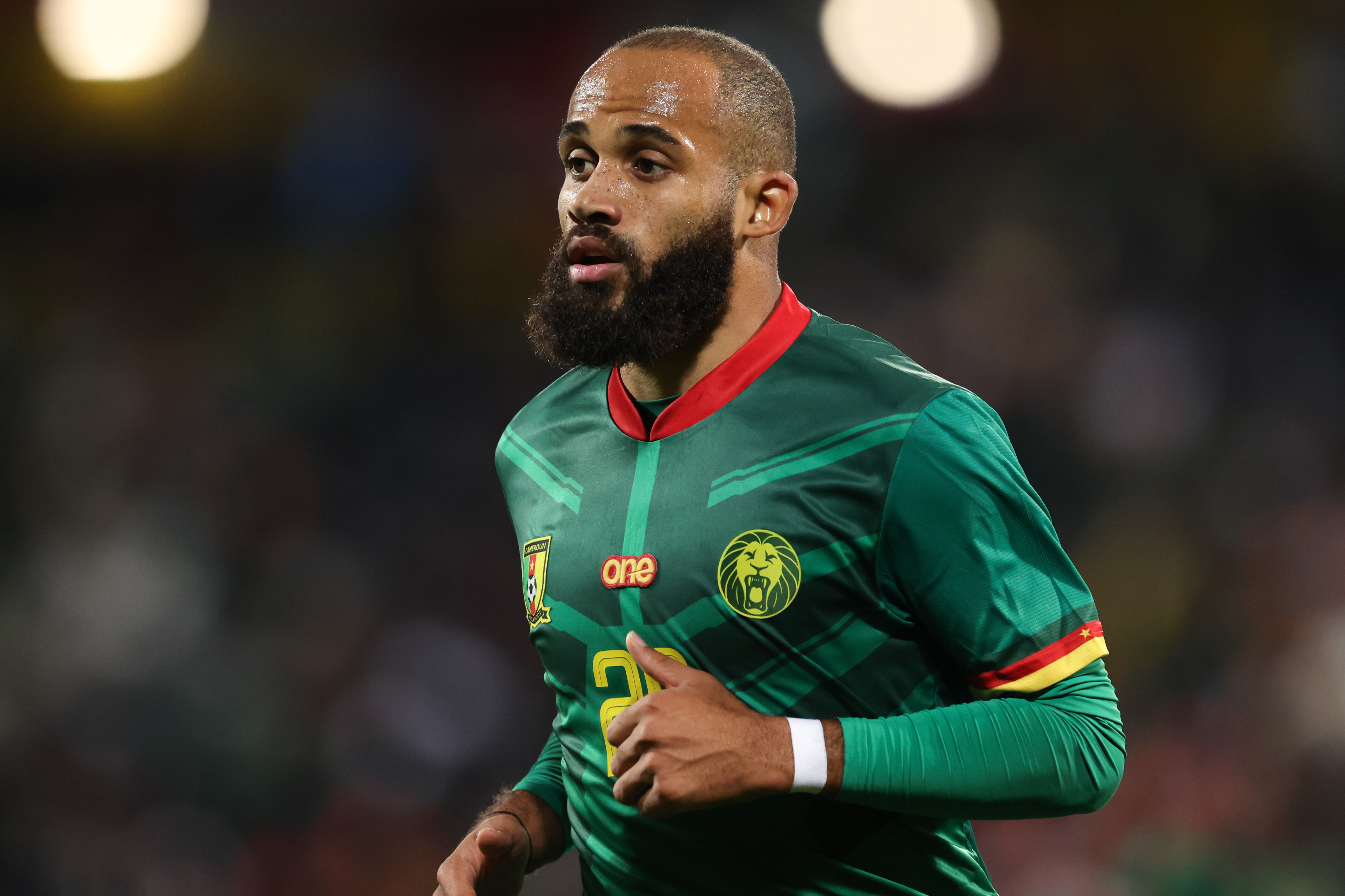 Bryan Mbeumo in action.