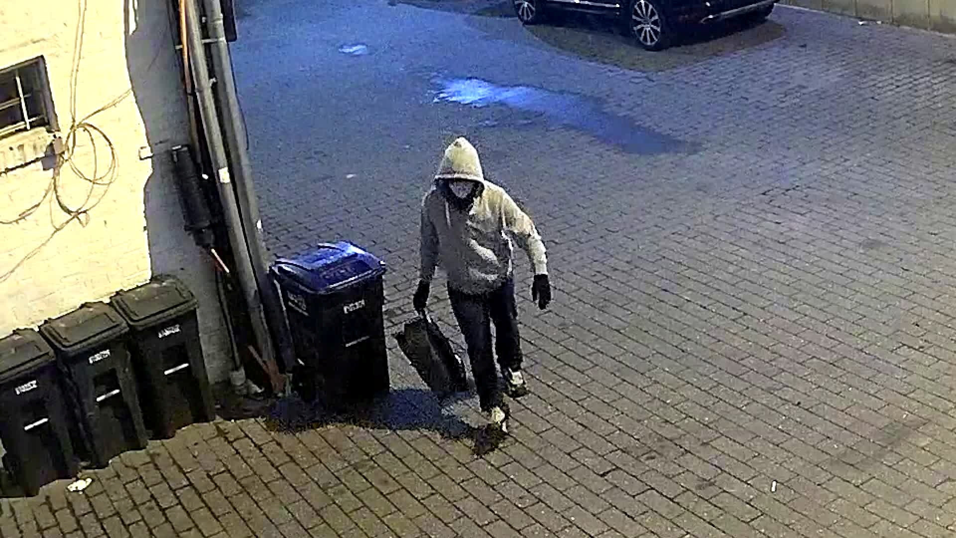 Man carrying a suitcase