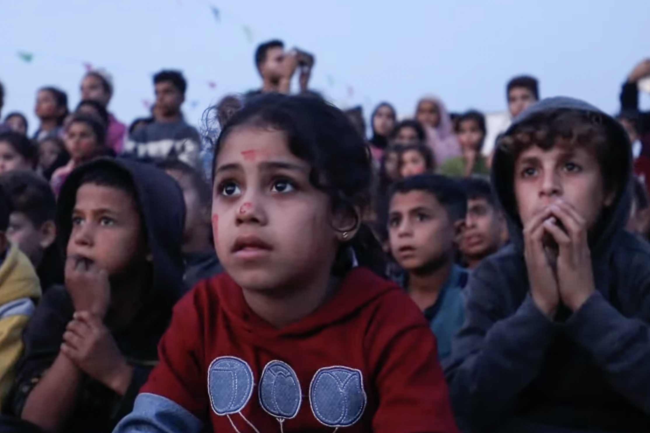 Gaza Children [Screen grab/ Al Jazeera]