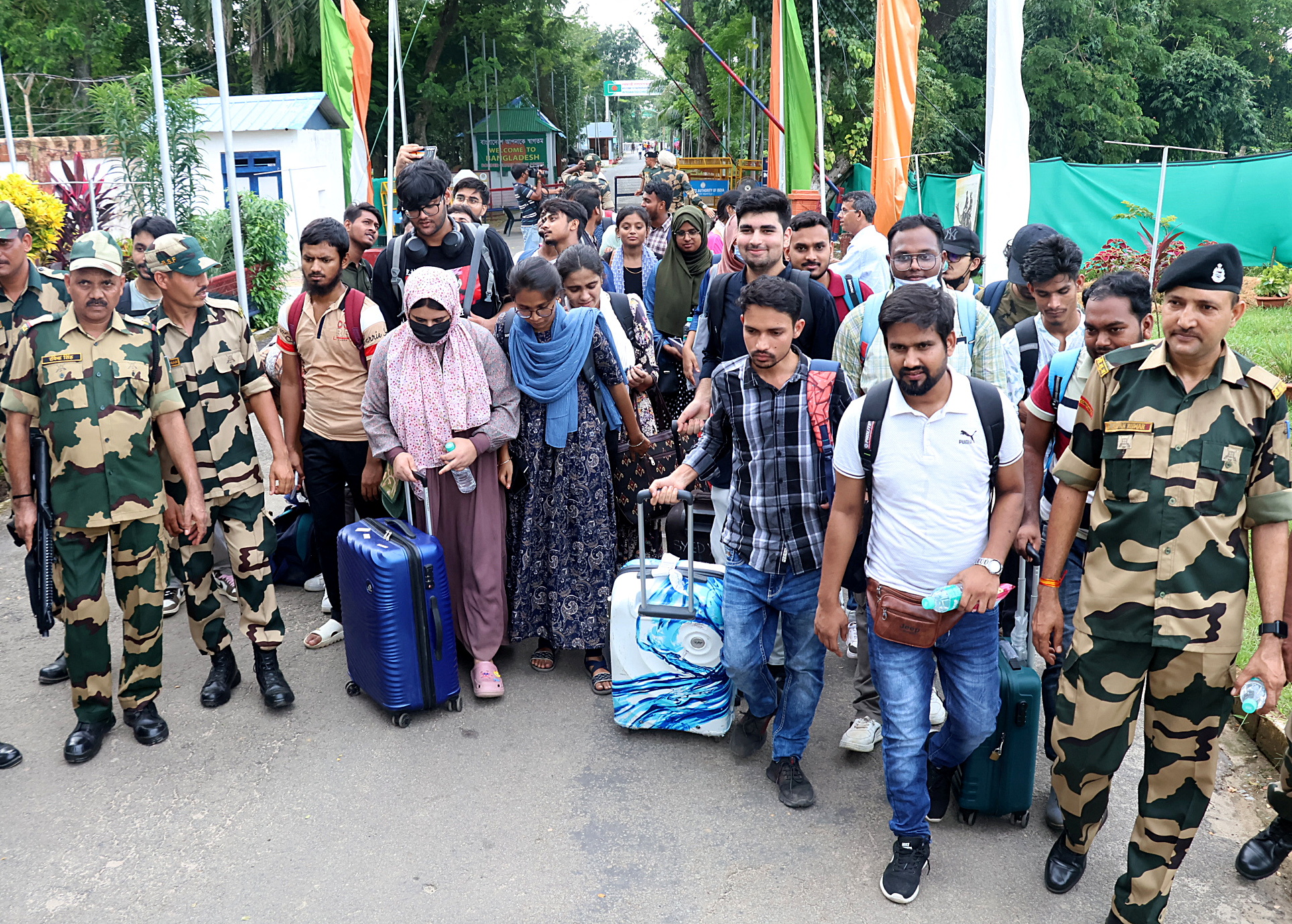 Members of India's Border Security Force
