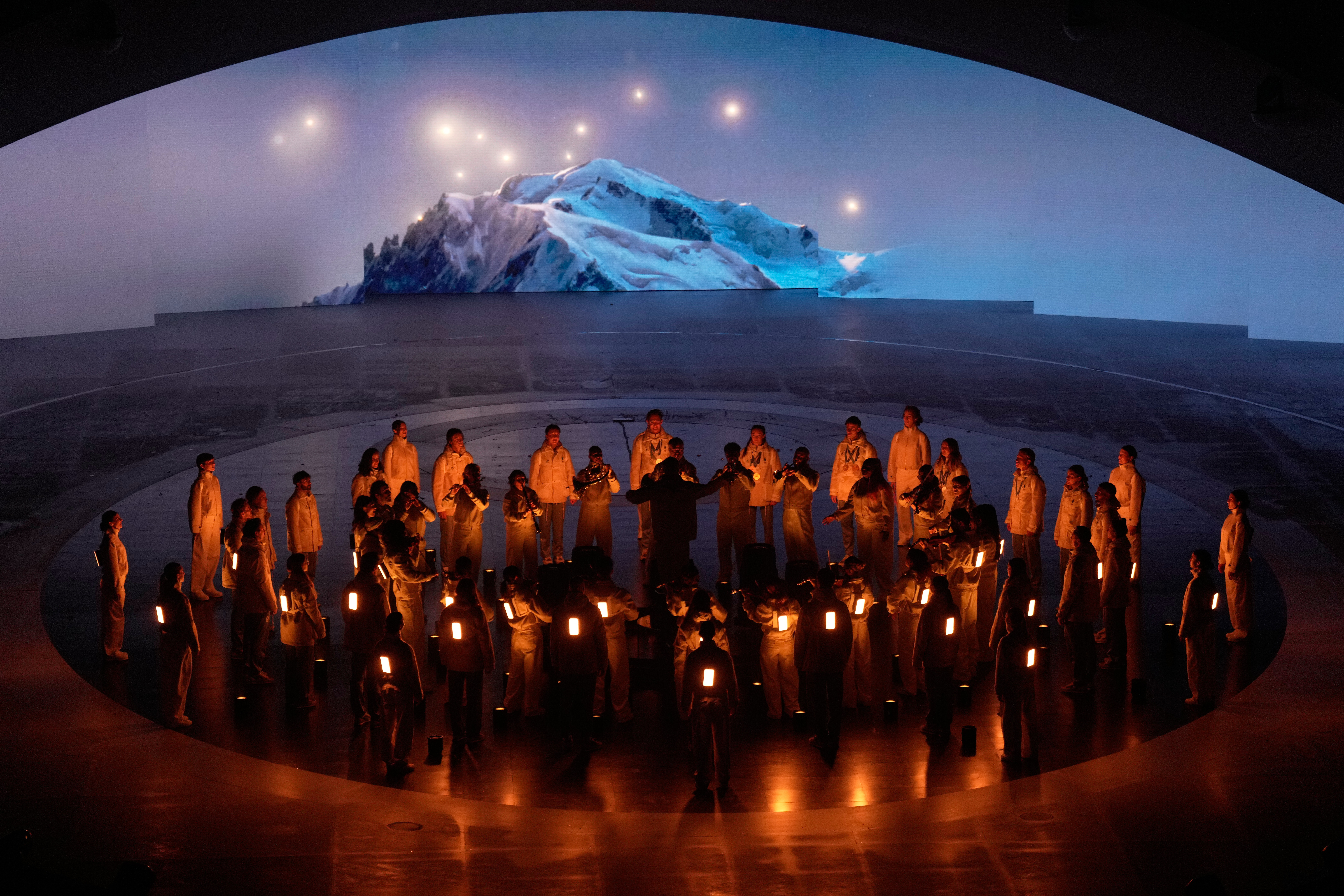 Milan Cortina bids farewell with a spread-out Olympic spectacle