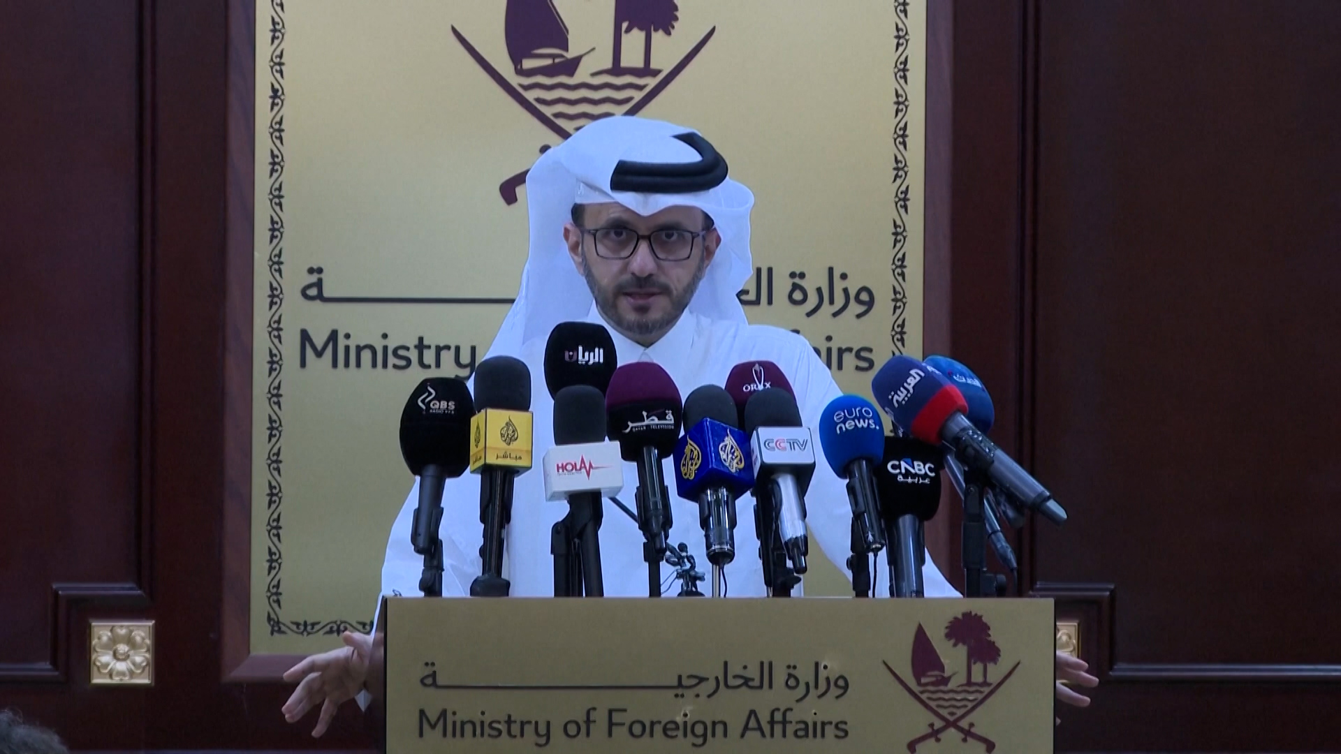 Qatari Foreign Ministry spokesperson Majed al-Ansari