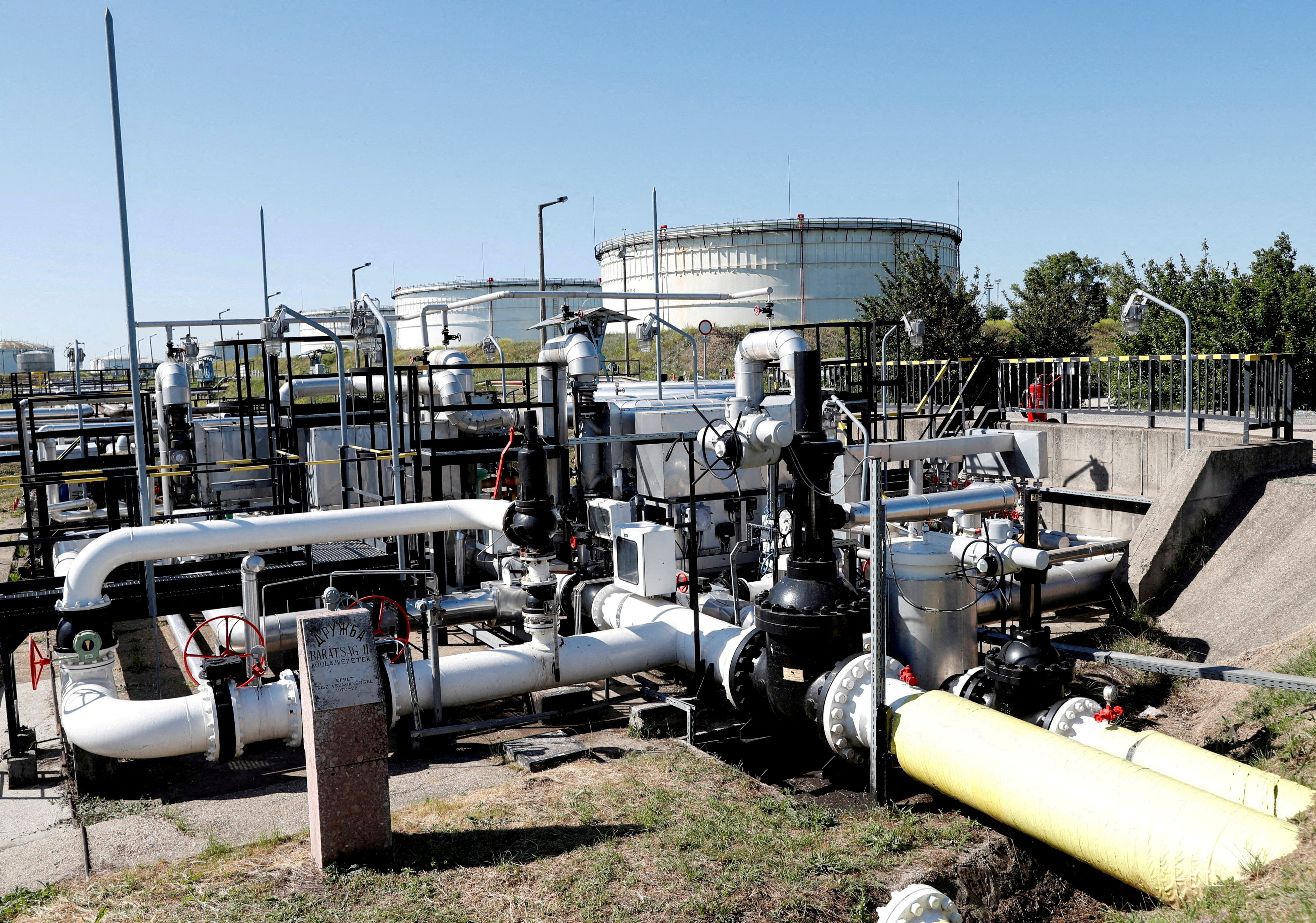 The Druzhba oil pipeline