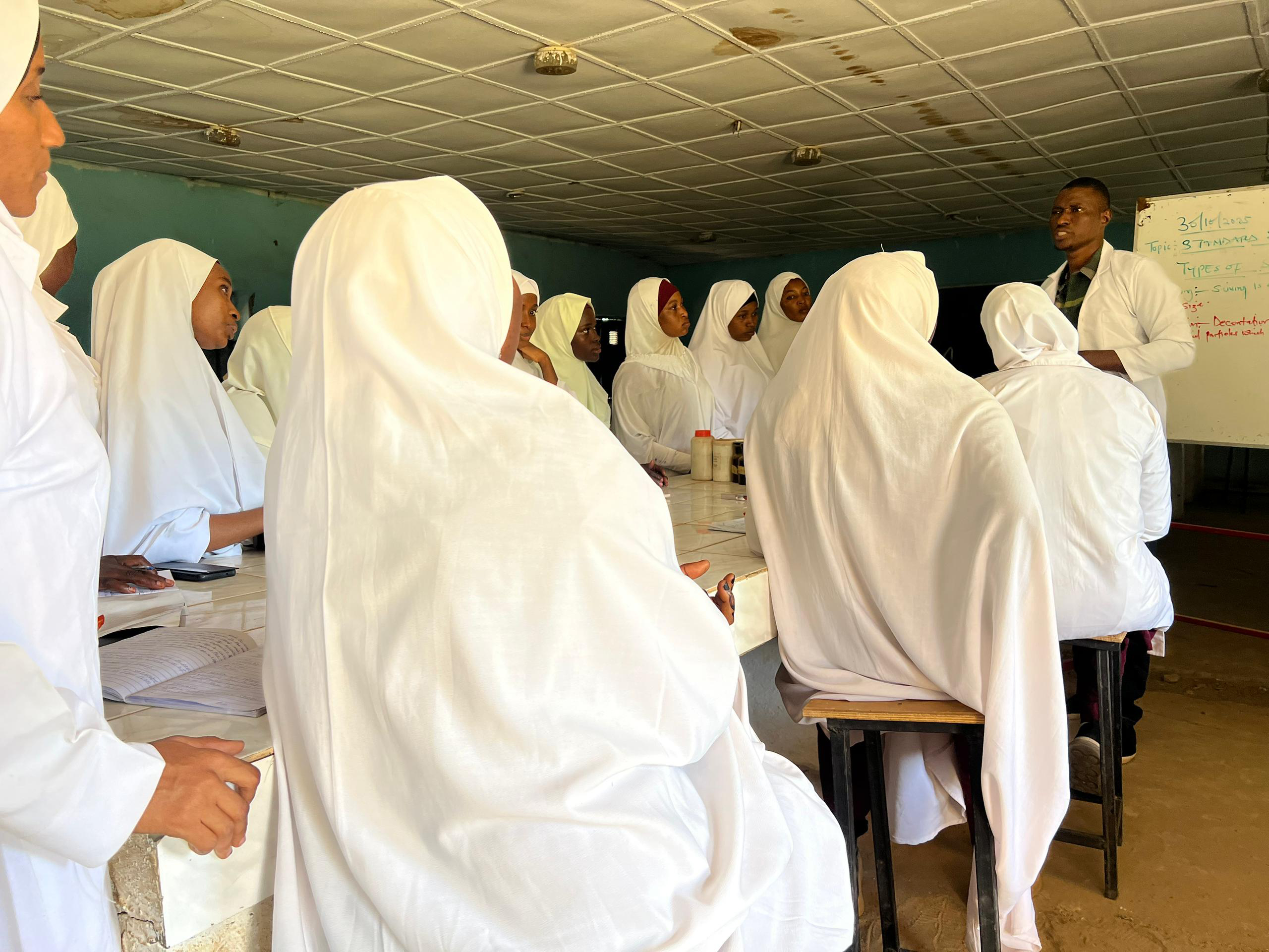 UNICEF reports that more than half of girls in northern Nigeria are out of school, highlighting deep gender gaps in education. [Abdulaziz Bagwai /Al Jazeera]