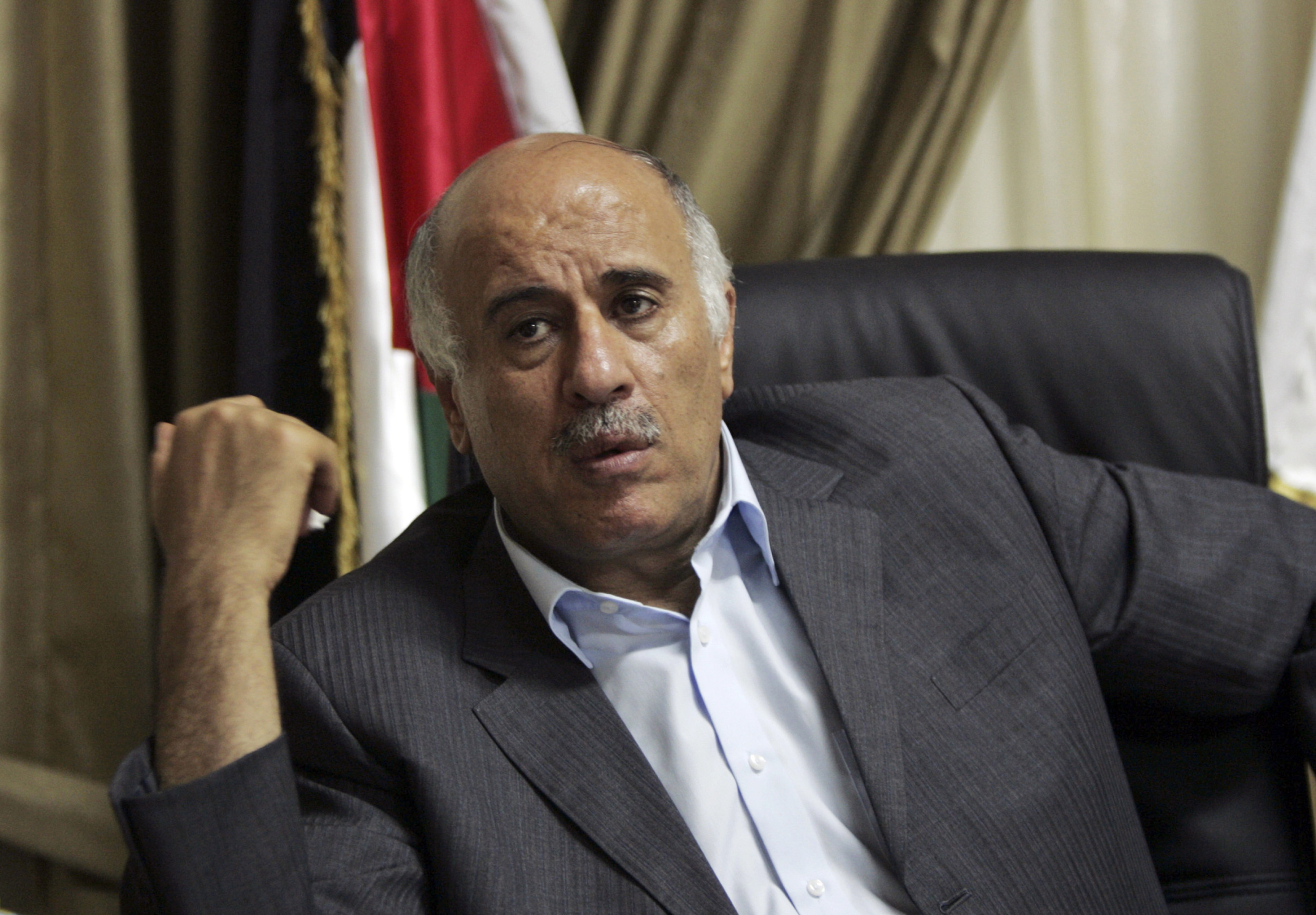 Jibril Rajoub, head of the Palestinian Football Federation and Olympic Committee