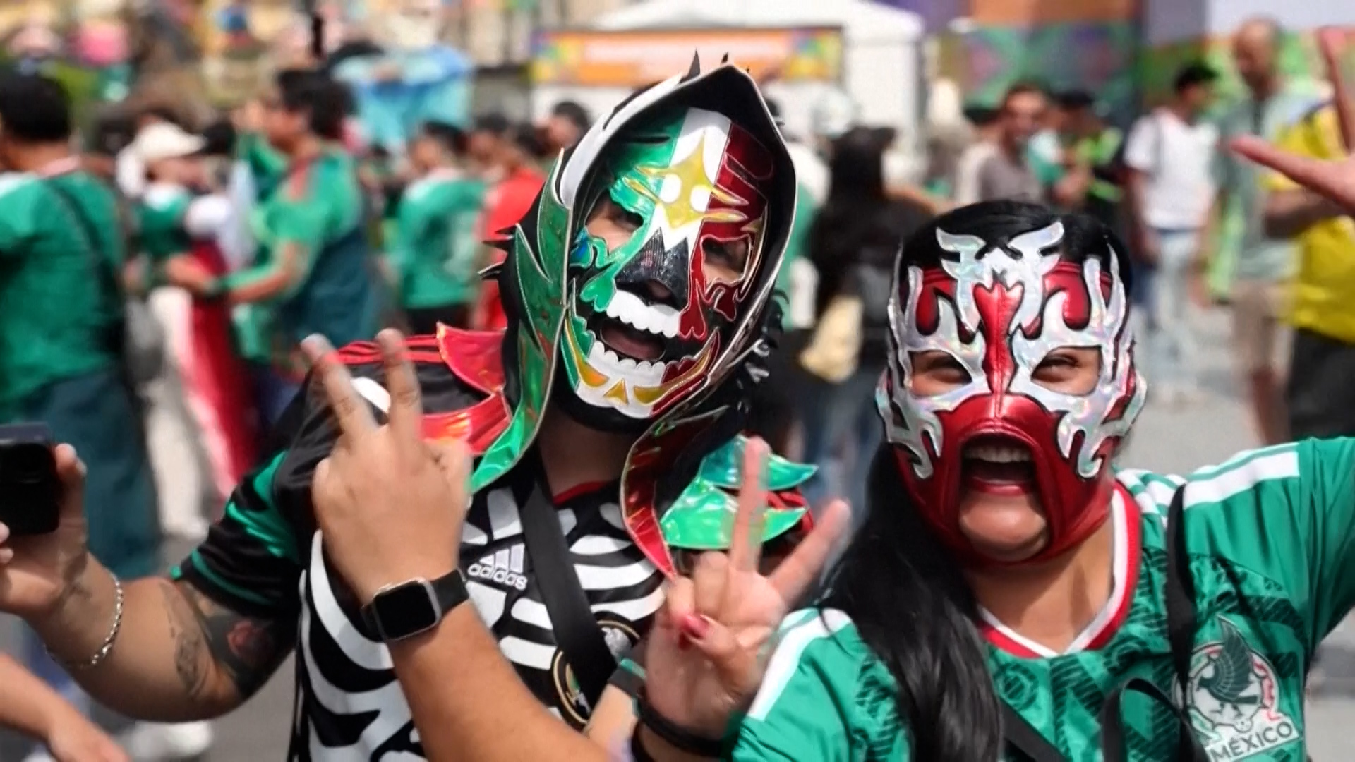 Jubilant soccer fans flood Mexico's Zocalo Square for World Cup opener [Reuters]