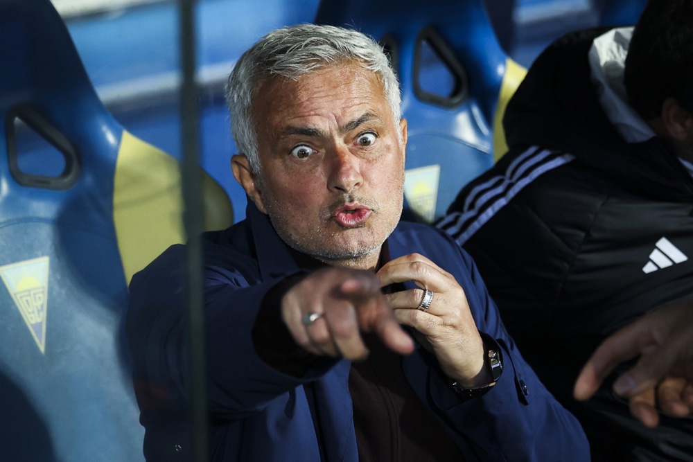 Real Madrid manager Jose Mourinho