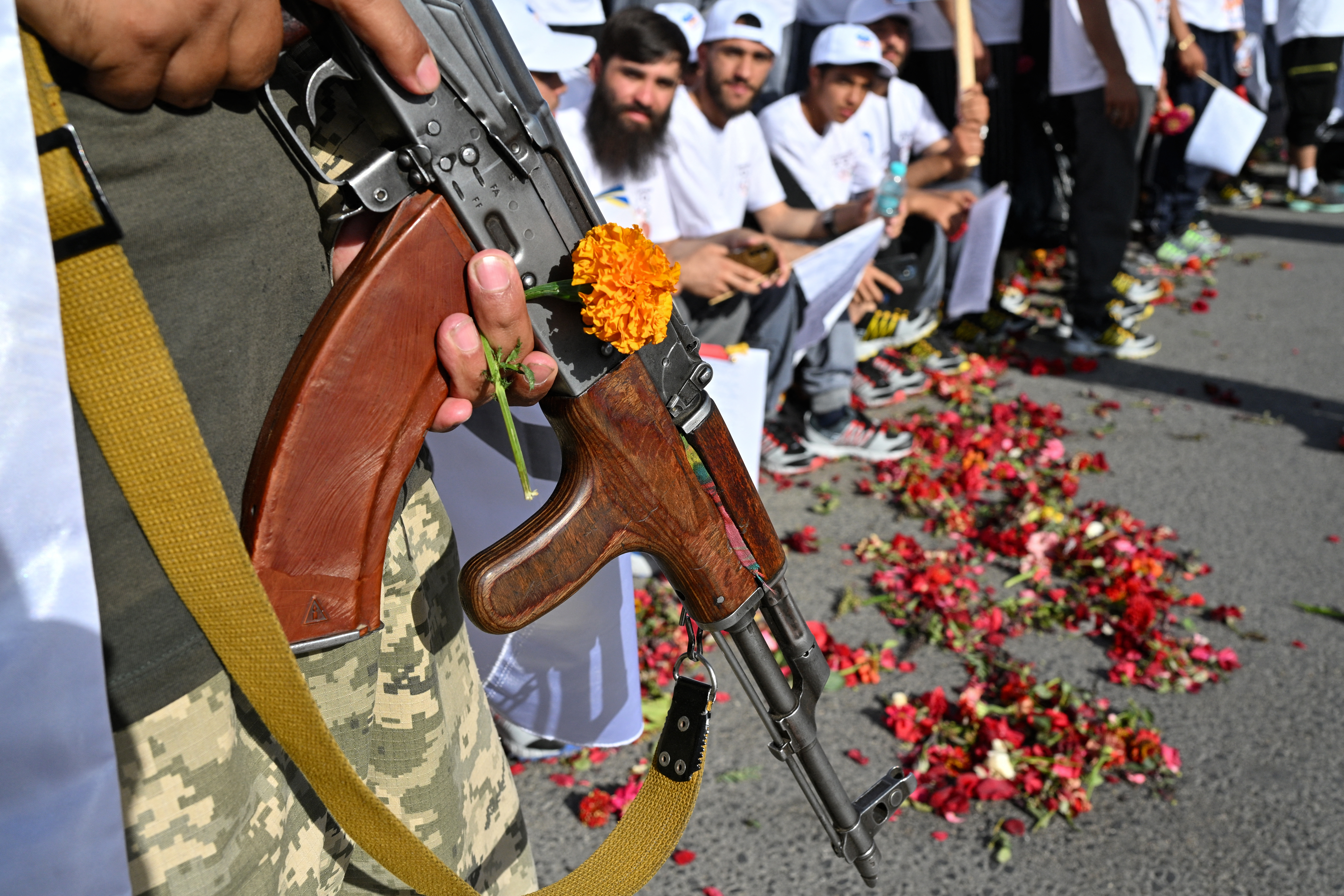 Patriotic music and flags mark Taliban rule anniversary in Kabul