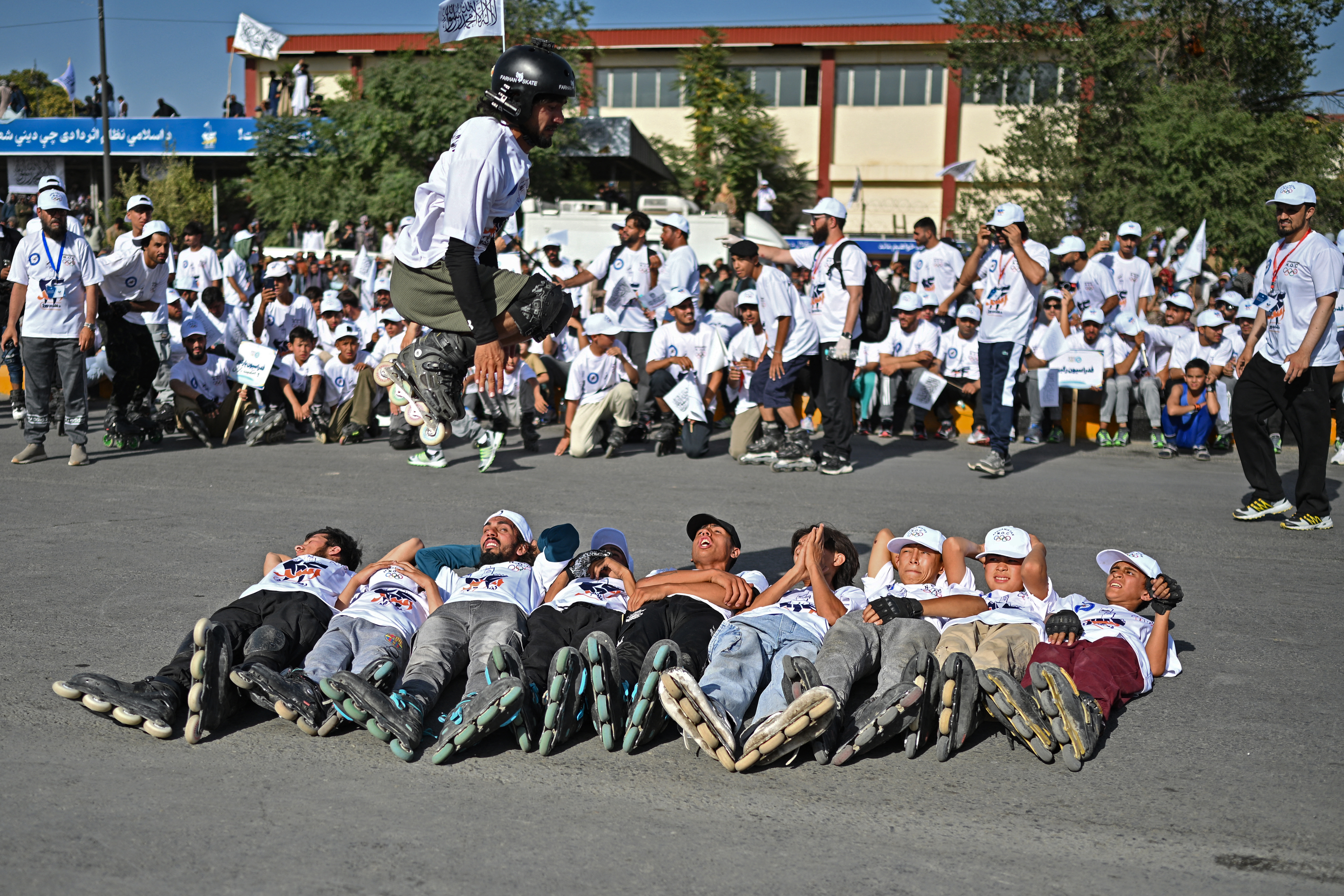 Patriotic music and flags mark Taliban rule anniversary in Kabul