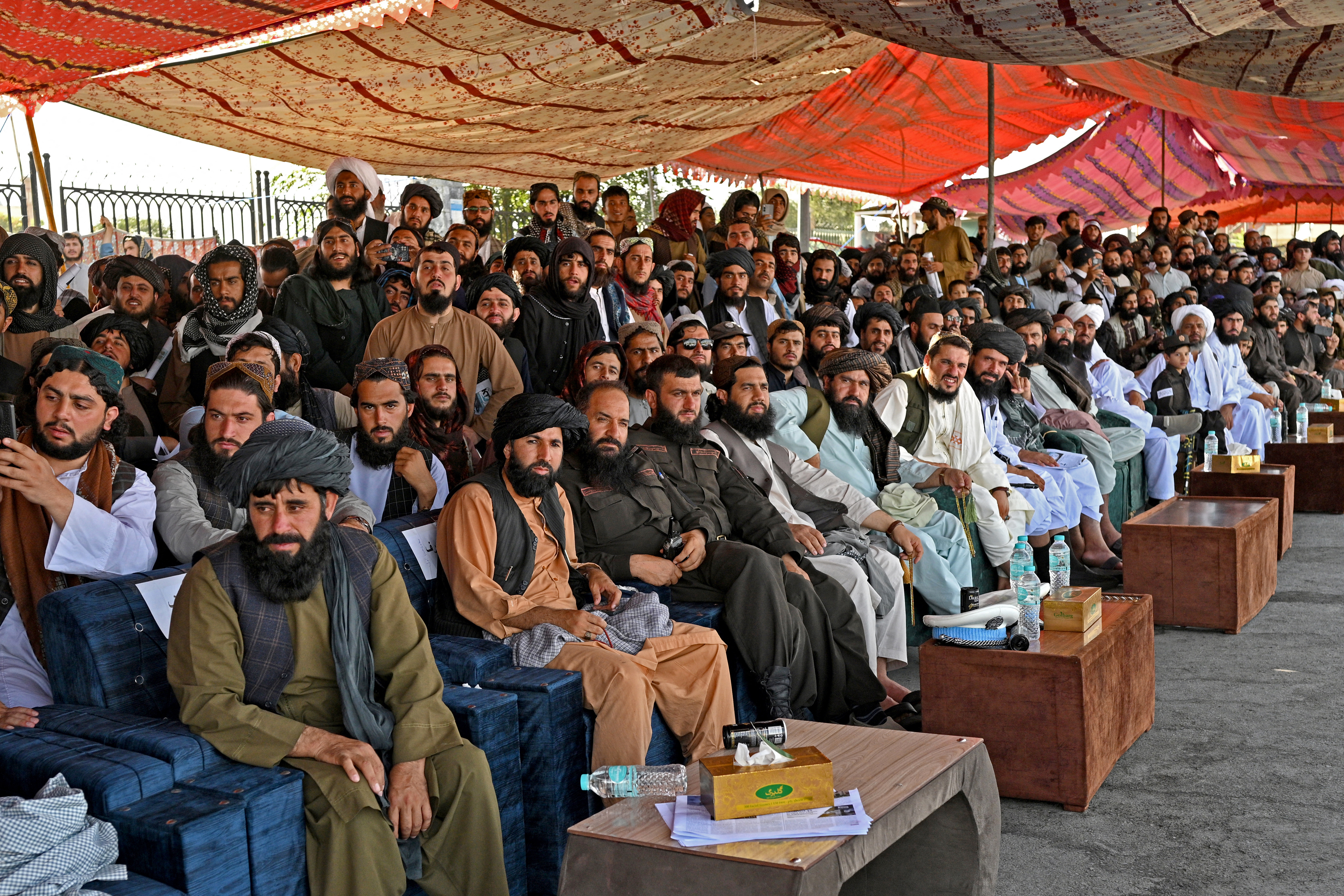 Patriotic music and flags mark Taliban rule anniversary in Kabul