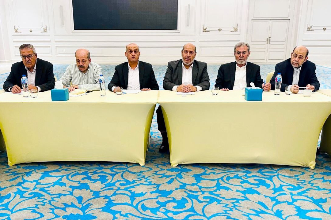 Senior Hamas official Khalil al-Hayya met with representatives of Palestinian factions in Cairo, where he briefed them on recent discussions with Egyptian mediators regarding a potential Gaza ceasefire. According to a statement, the factions held Israel responsible for obstructing the agreement and discussed the deteriorating situation in the West Bank and Gaza, as well as internal Palestinian reconciliation efforts. [Hamas Telegram]