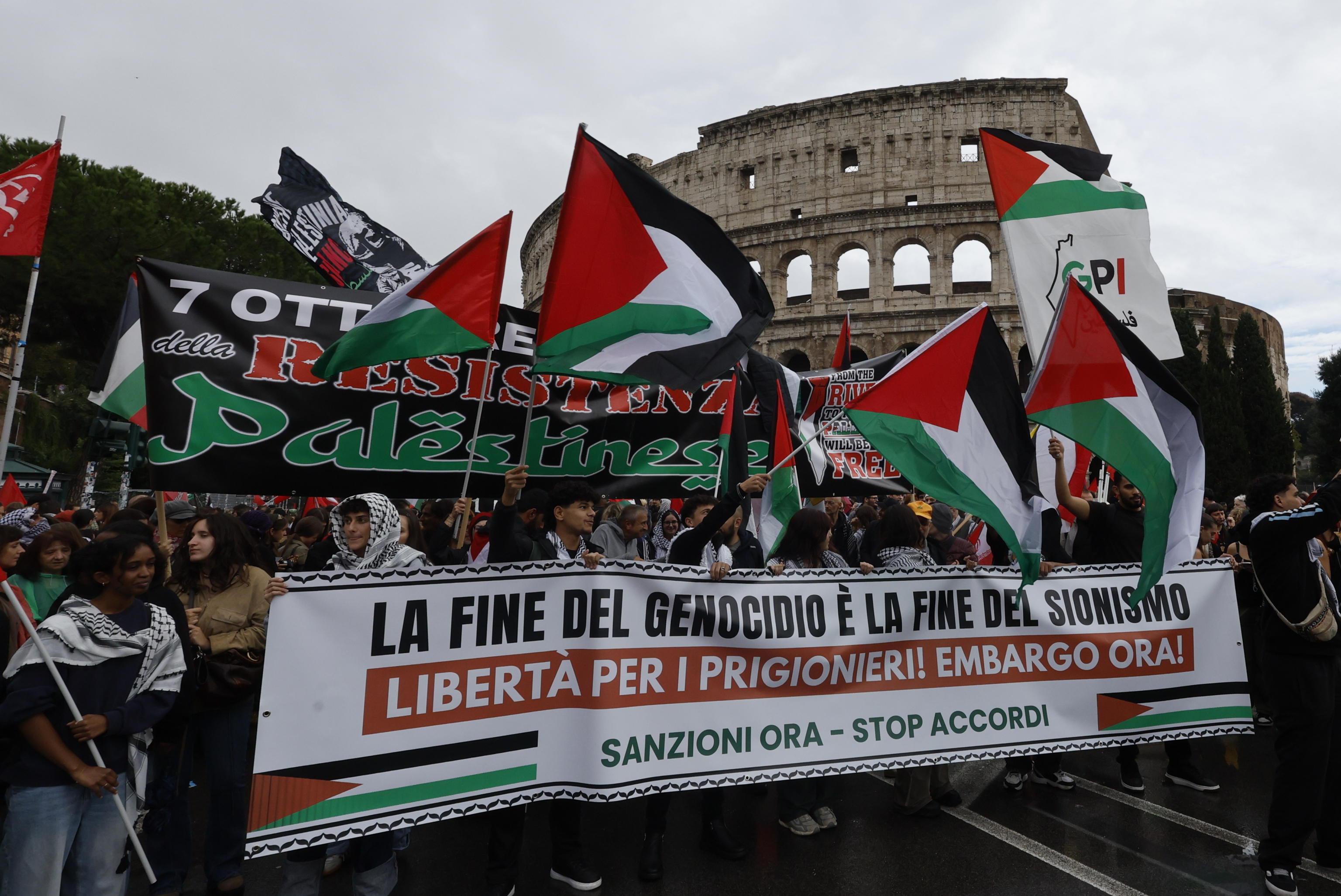 Thousands march across Europe to demand end to Israel’s war on Gaza