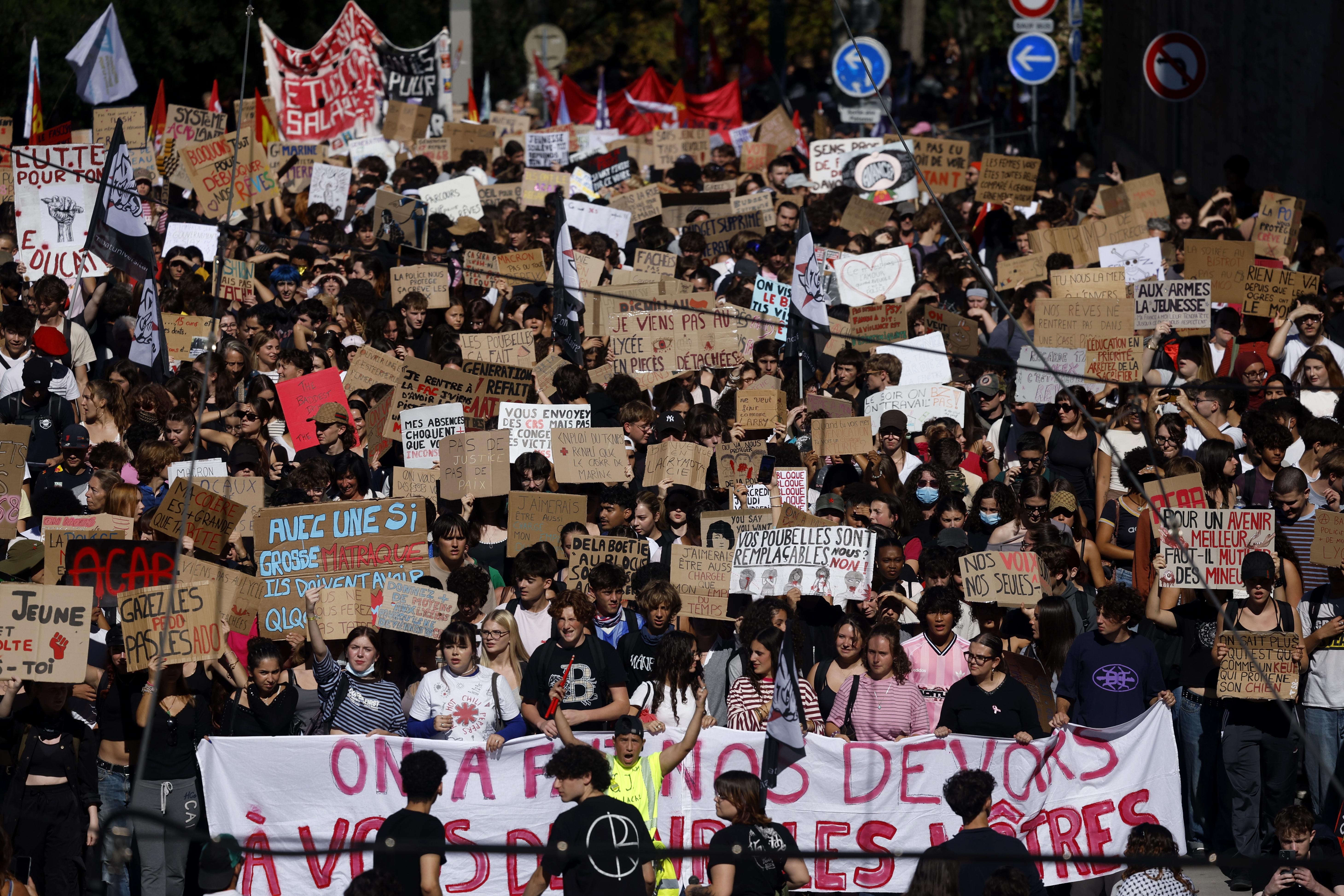 France student protest