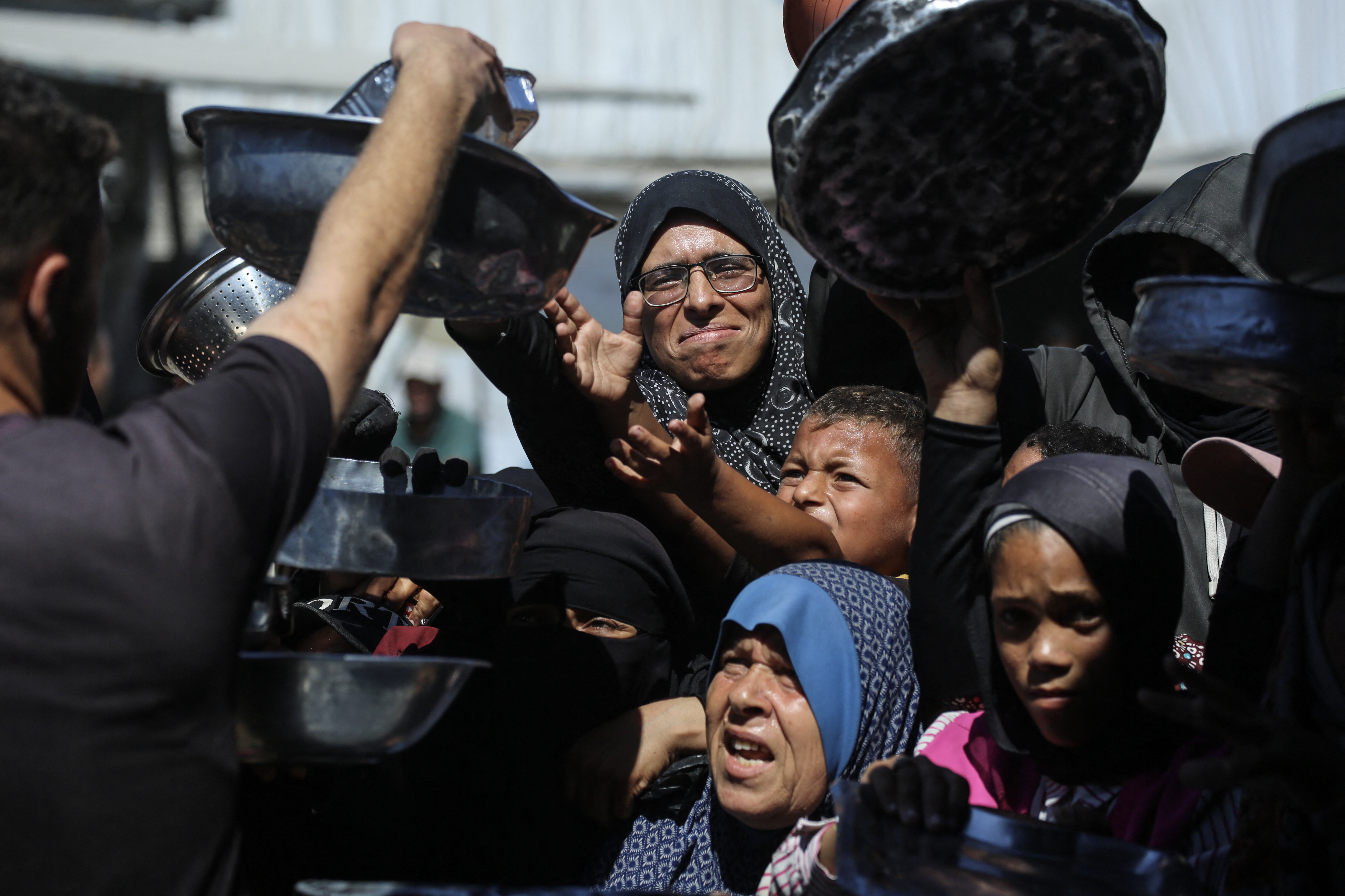 Gaza mothers endure endless lines as famine fears persist