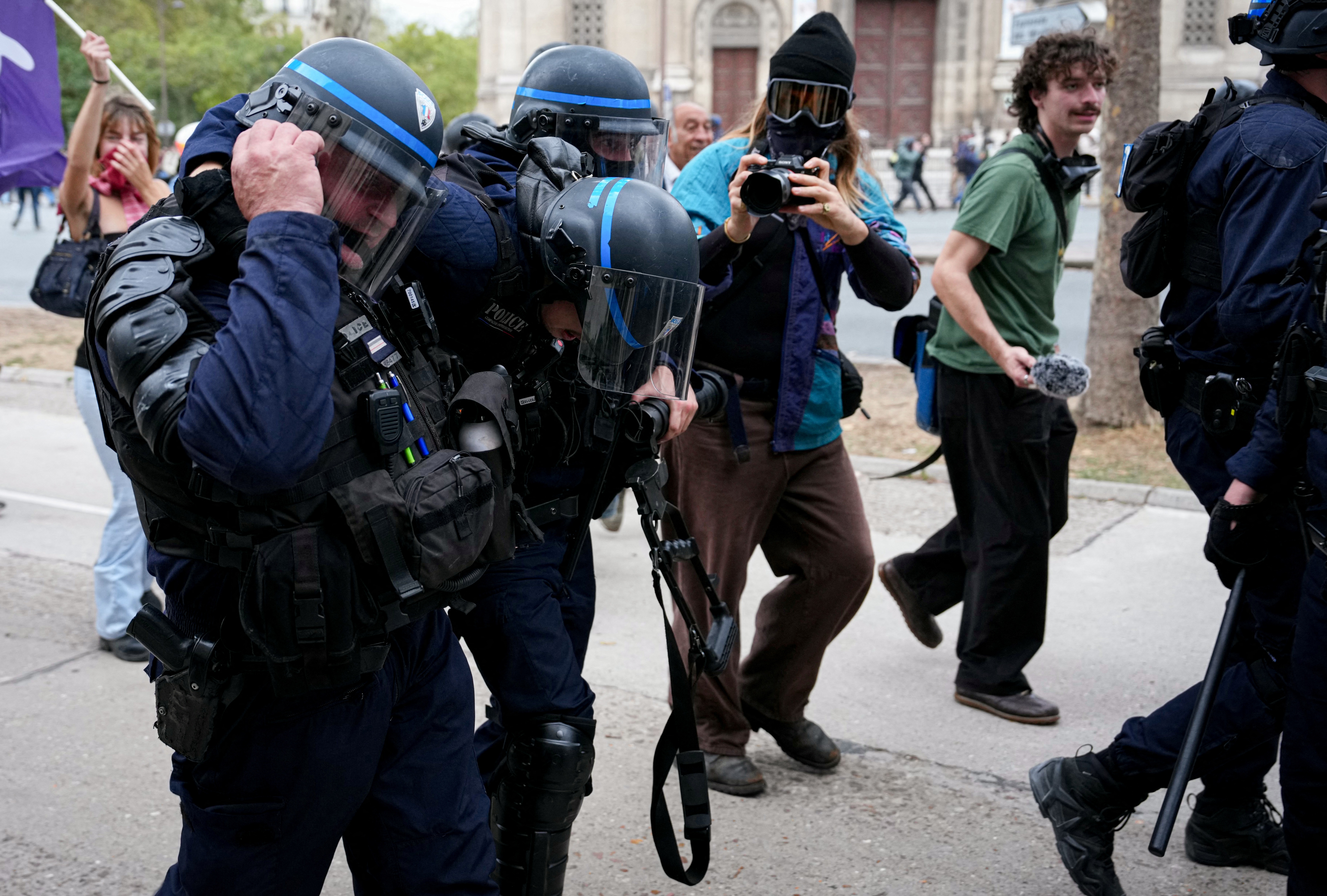 France student protest